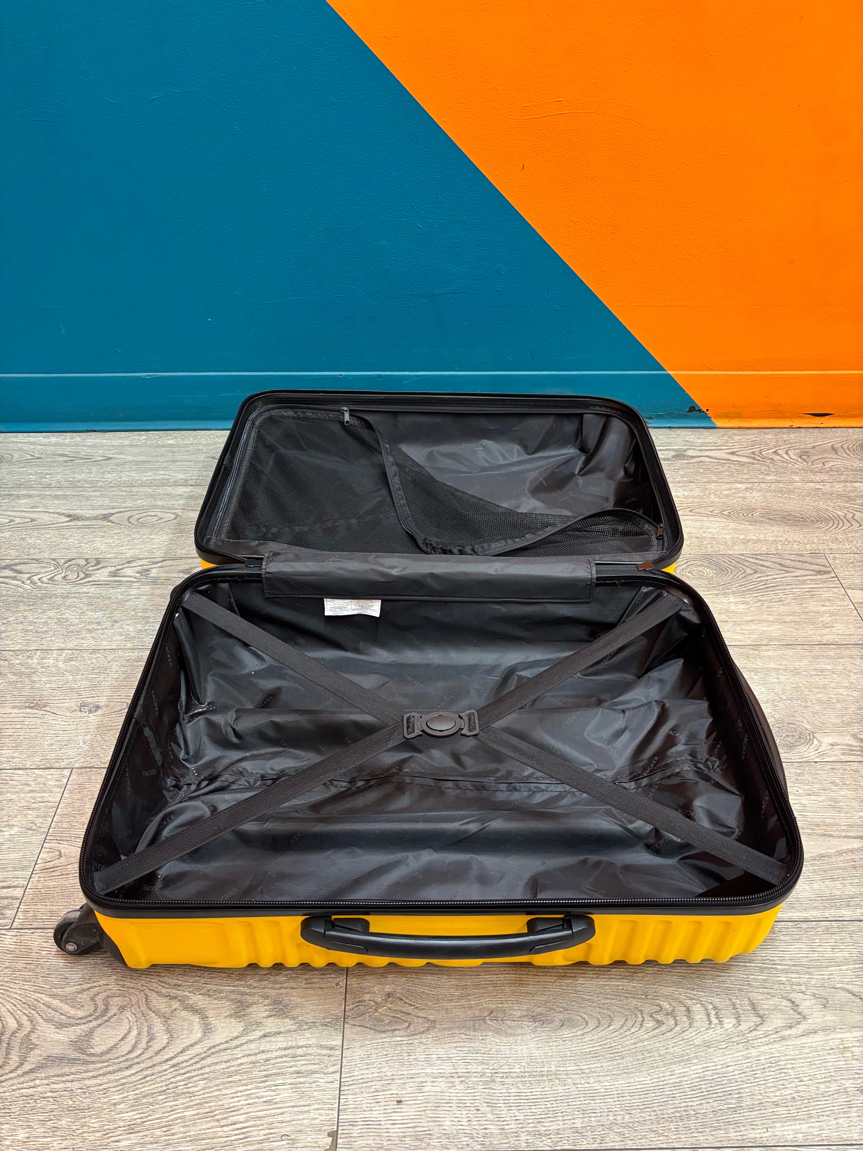 Yellow Emoji Hard Shell Luggage