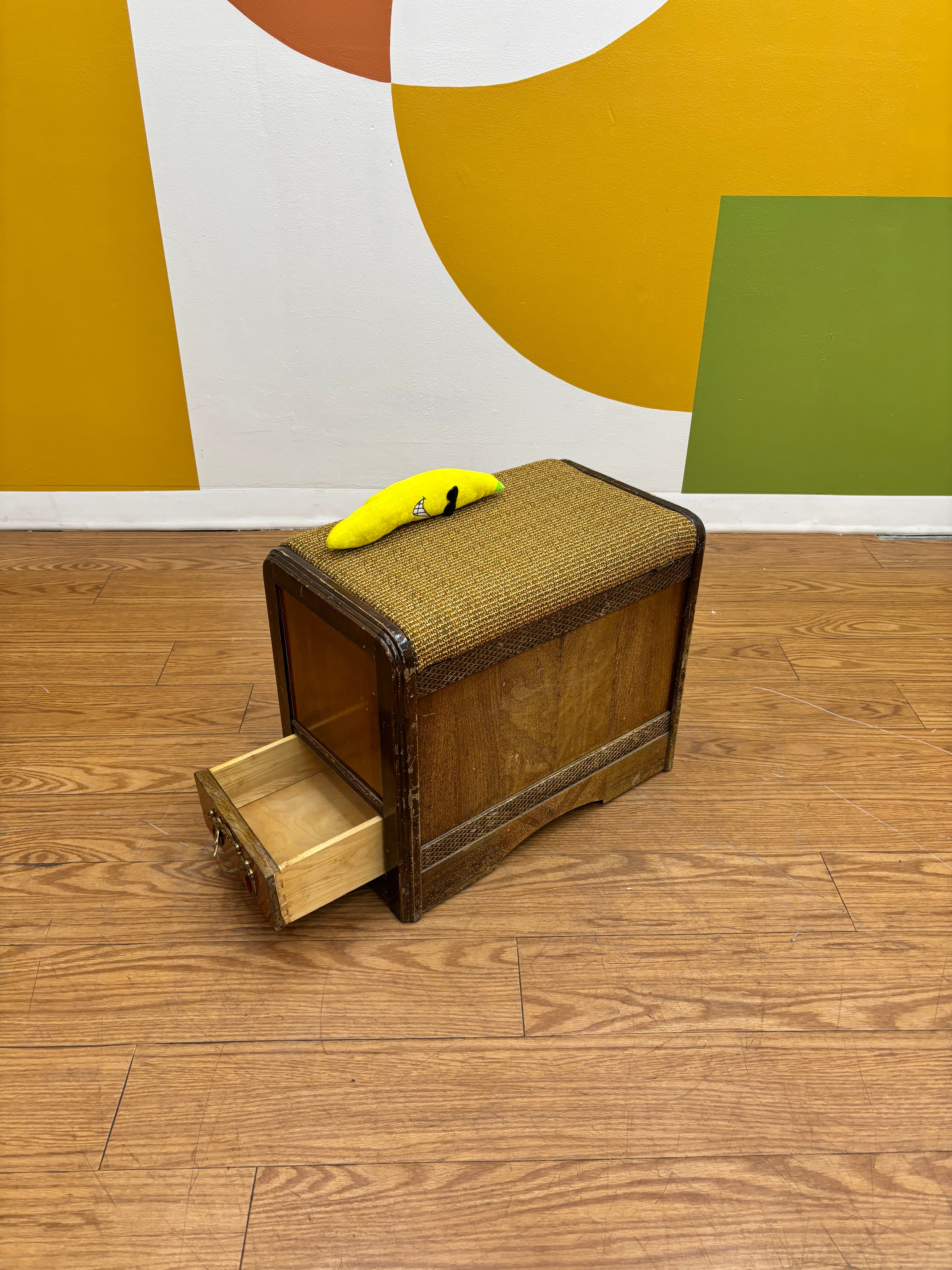 Wood Ottoman