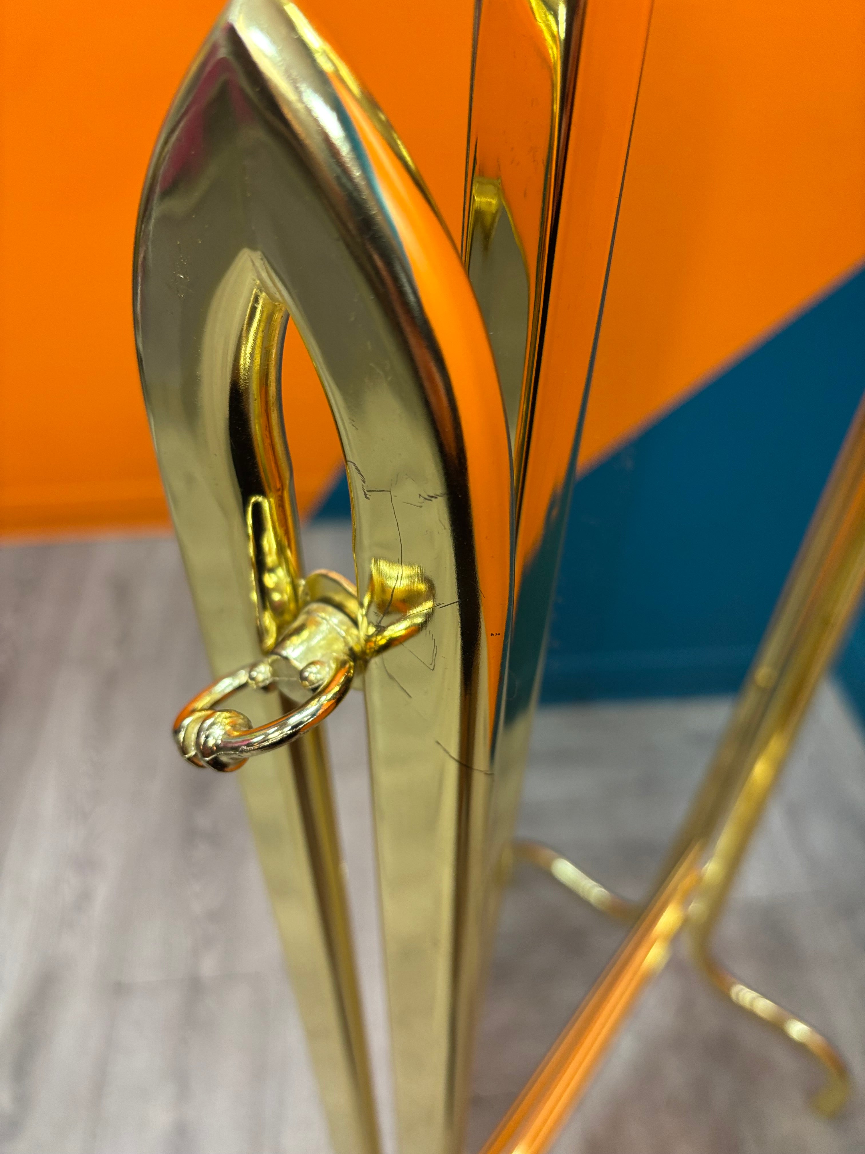 Gold Free Standing Mirror