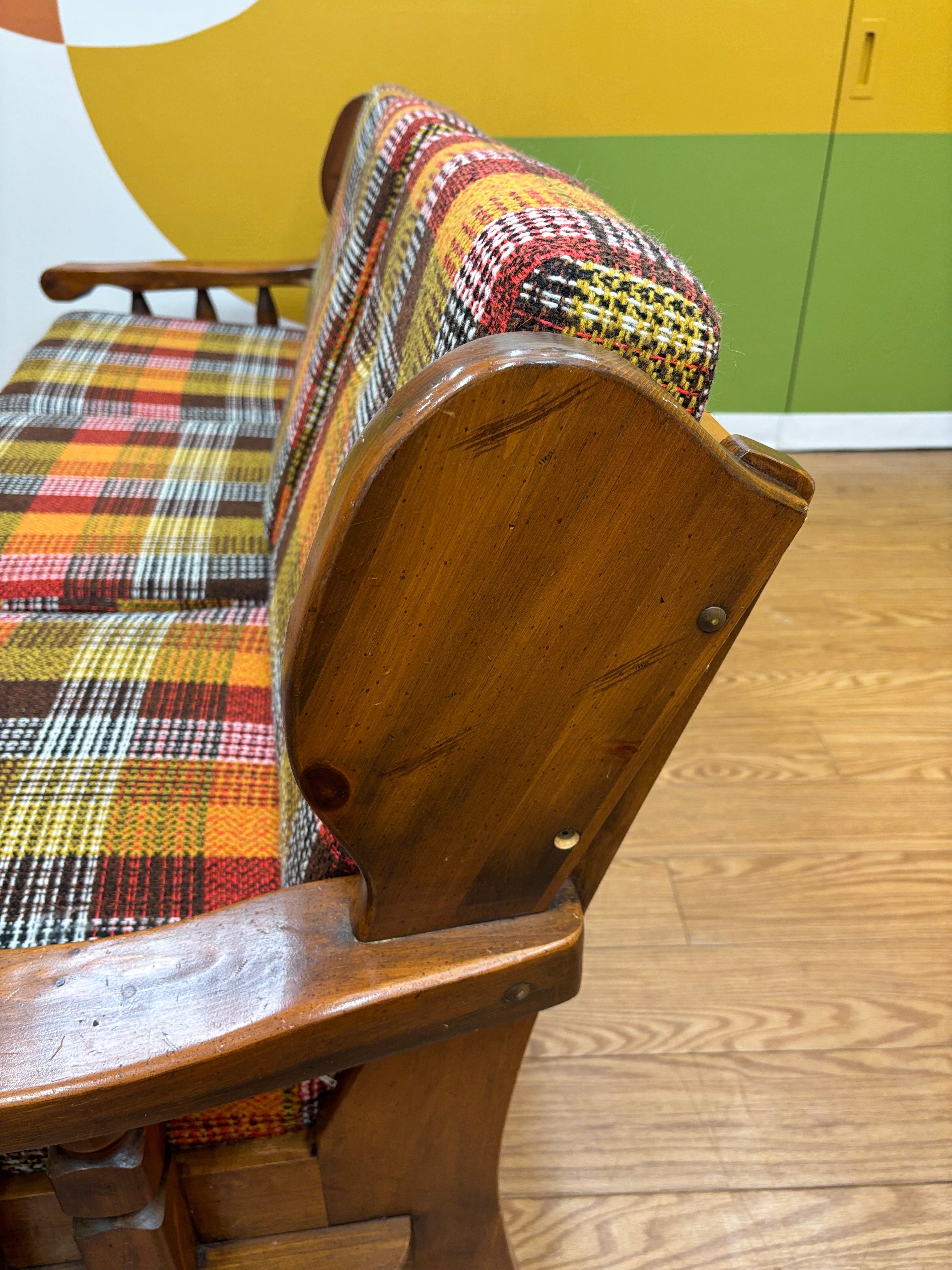Plaid Sofa