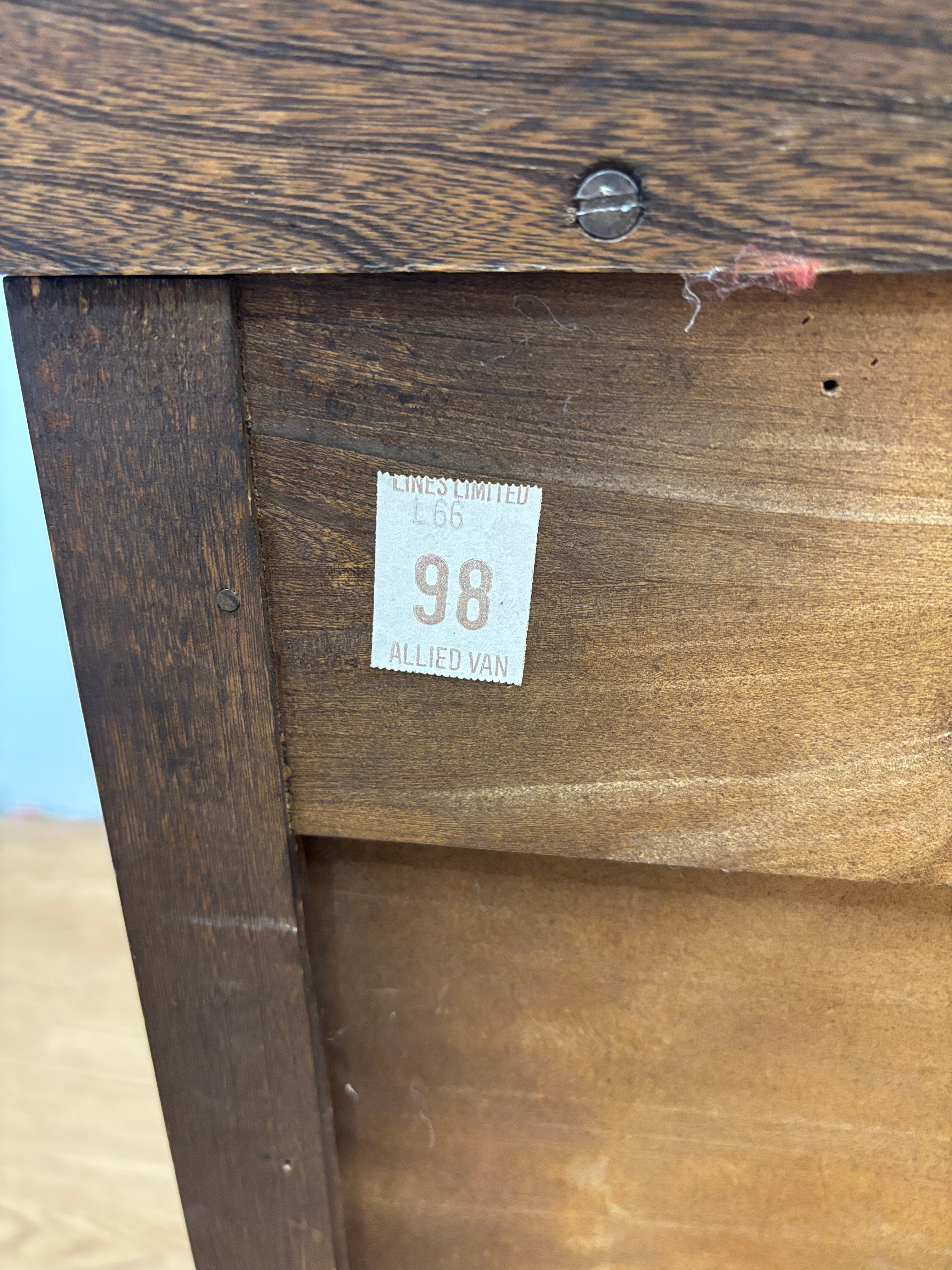 Wood 4 Drawer Dresser