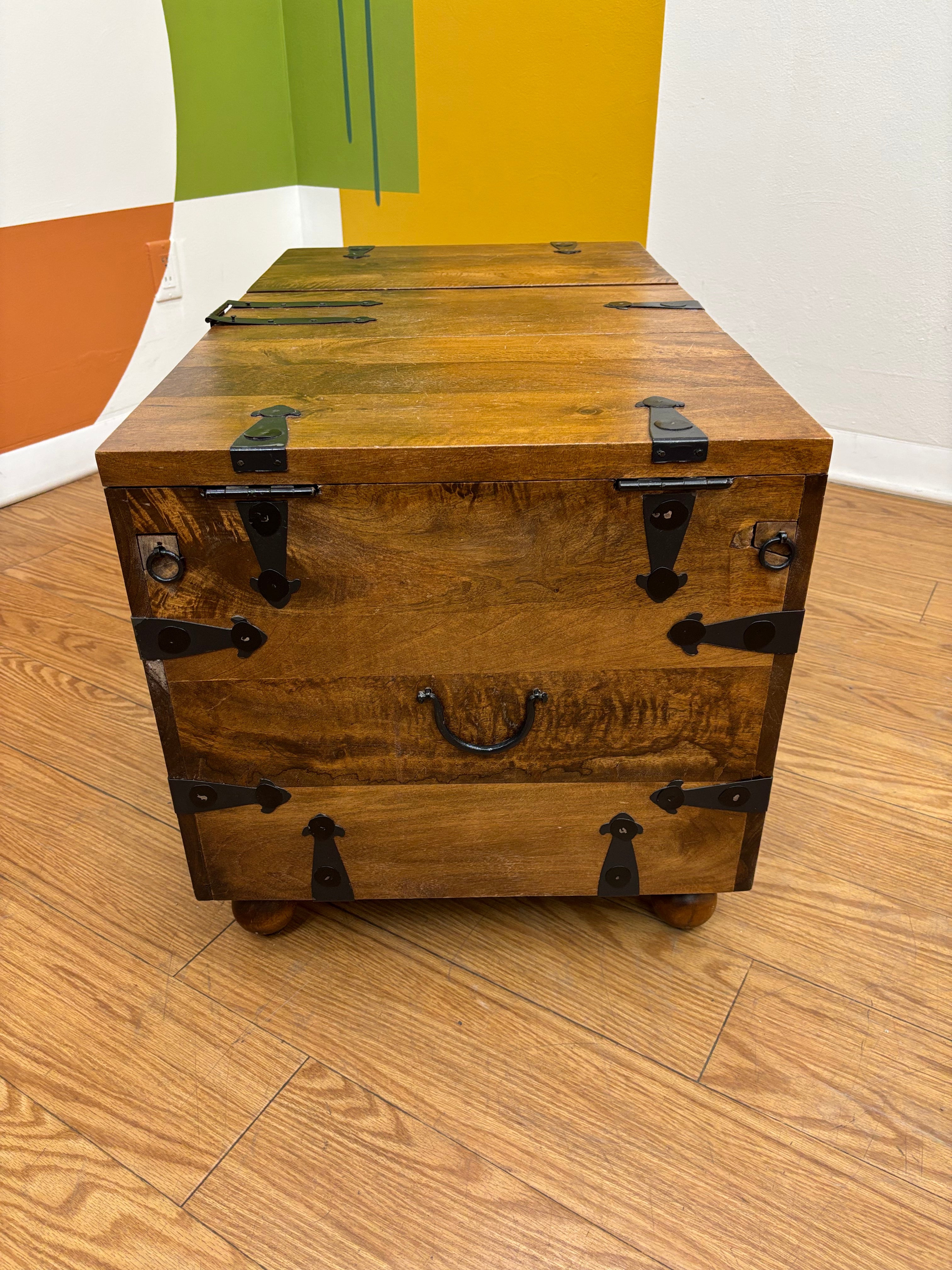 Wood Trunk Coffee Table