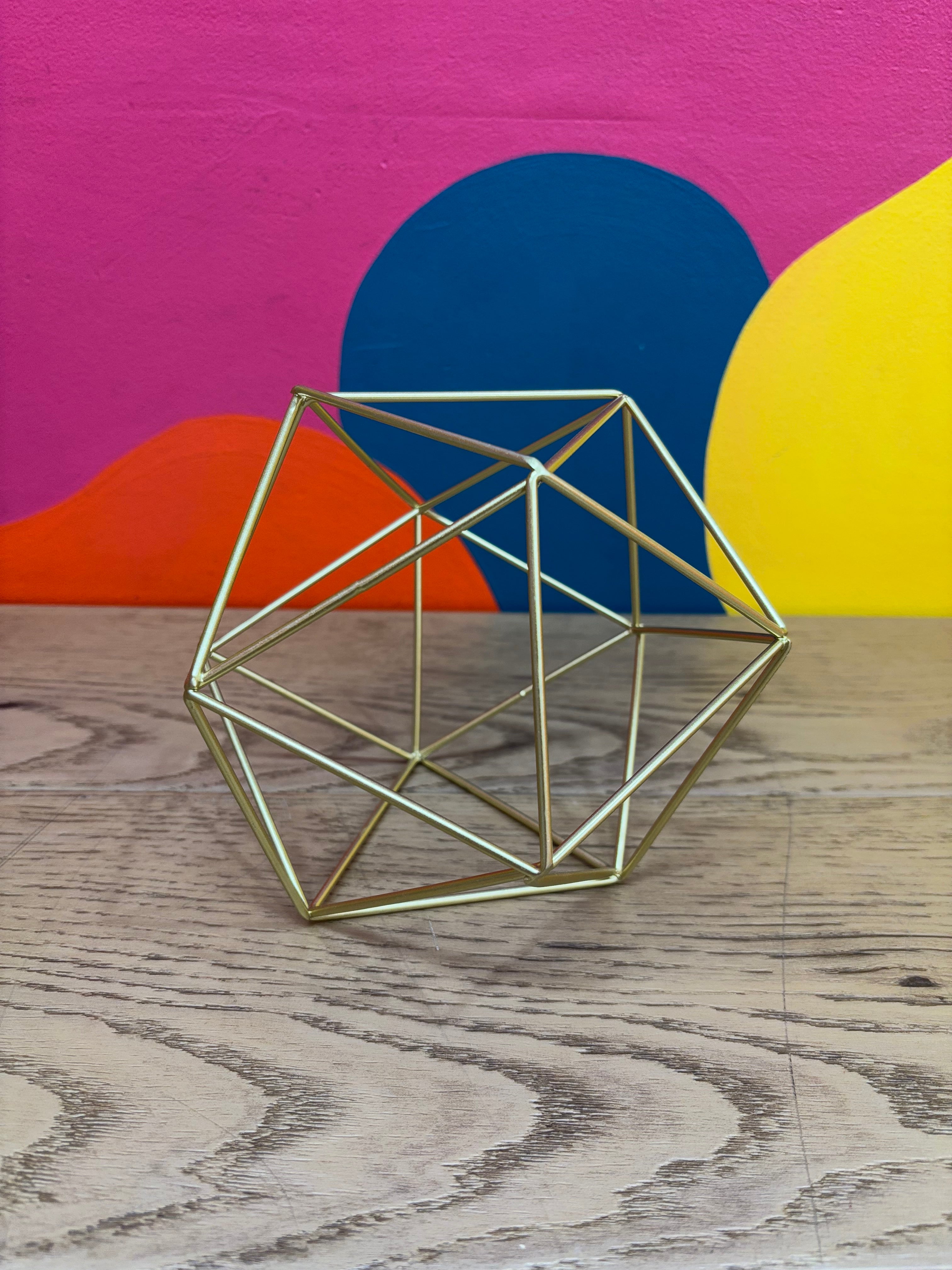 Gold Hexagon Decor (2 available)