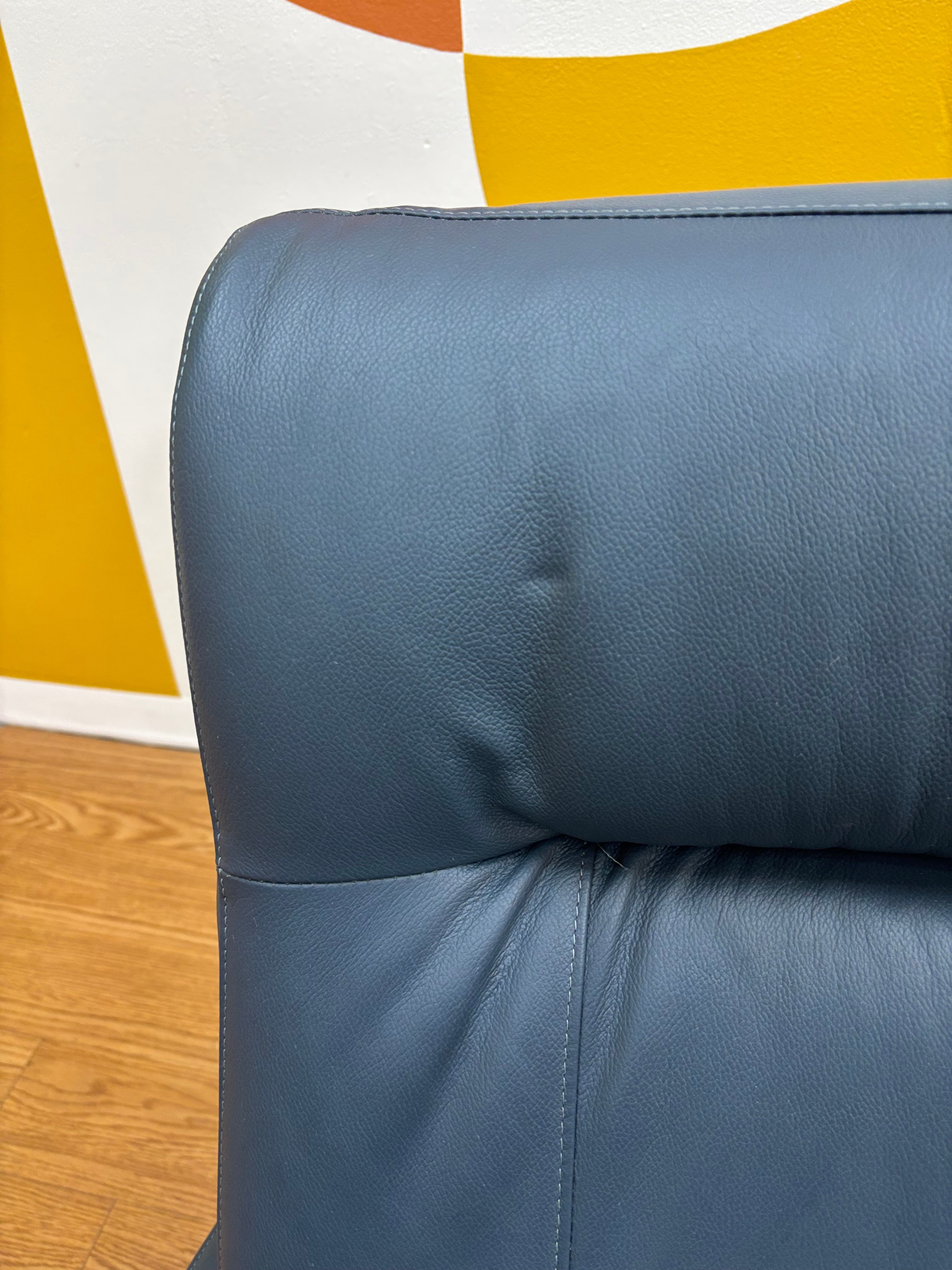 Blue Rocking Recliner