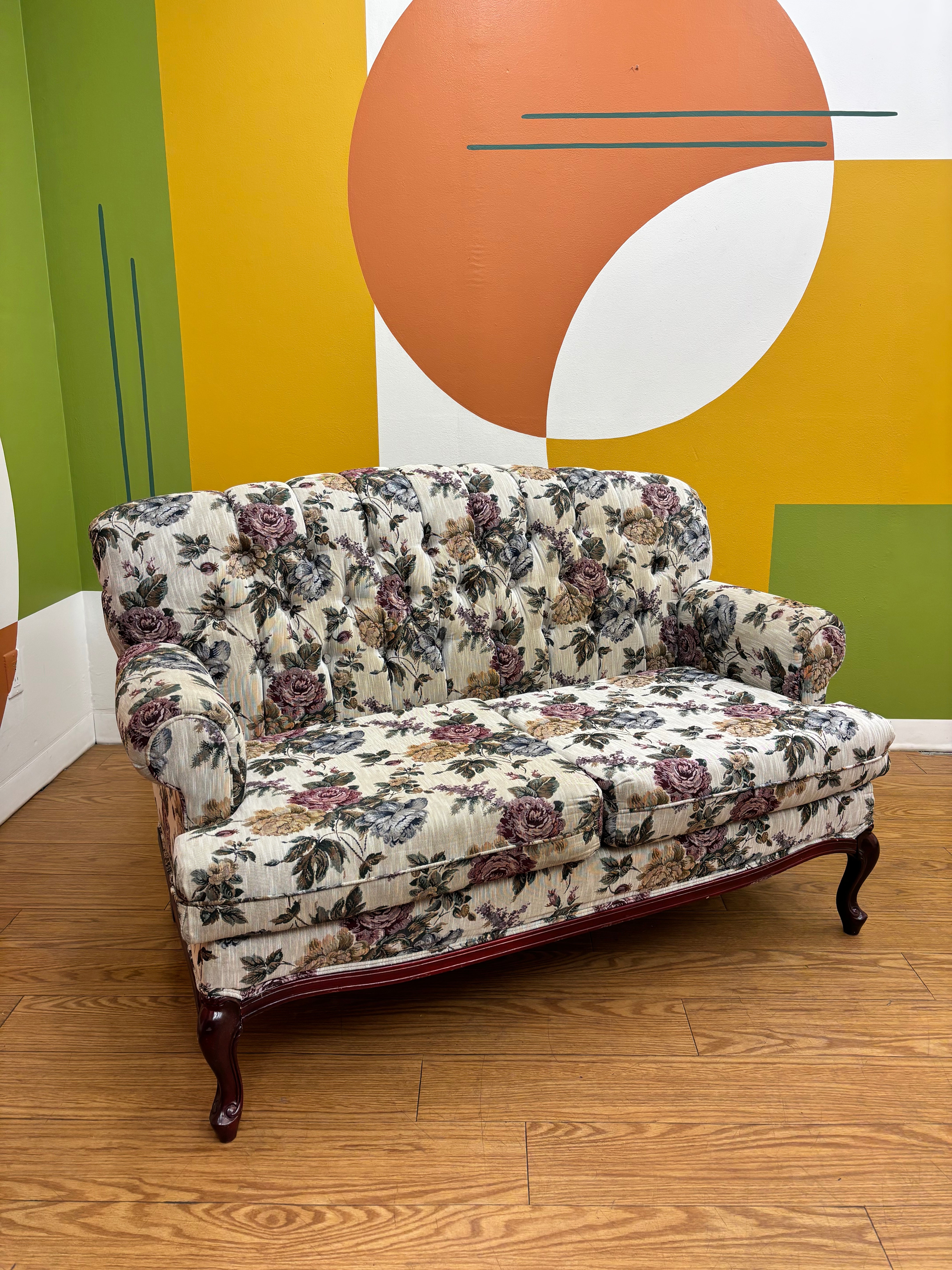 Floral Loveseat