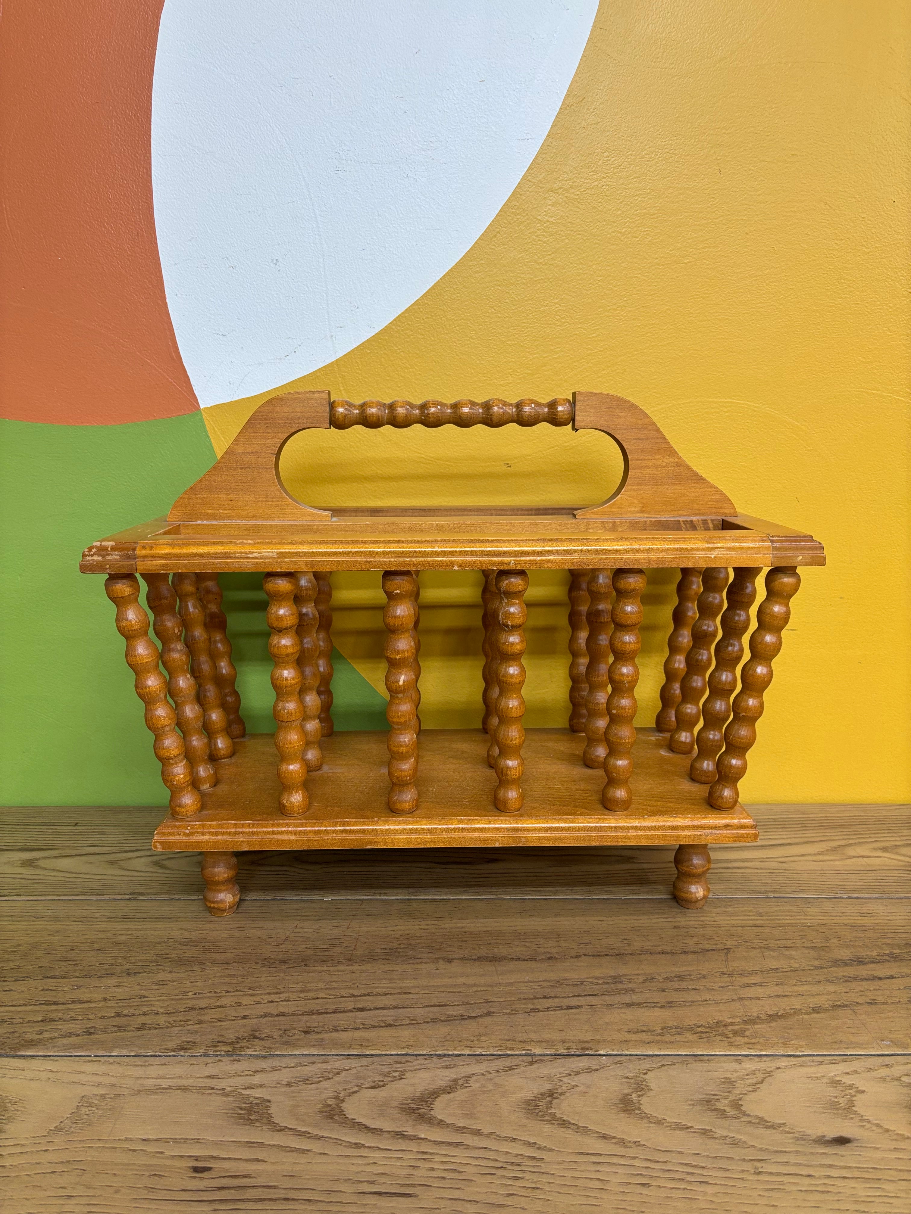 Wood Magazine Rack