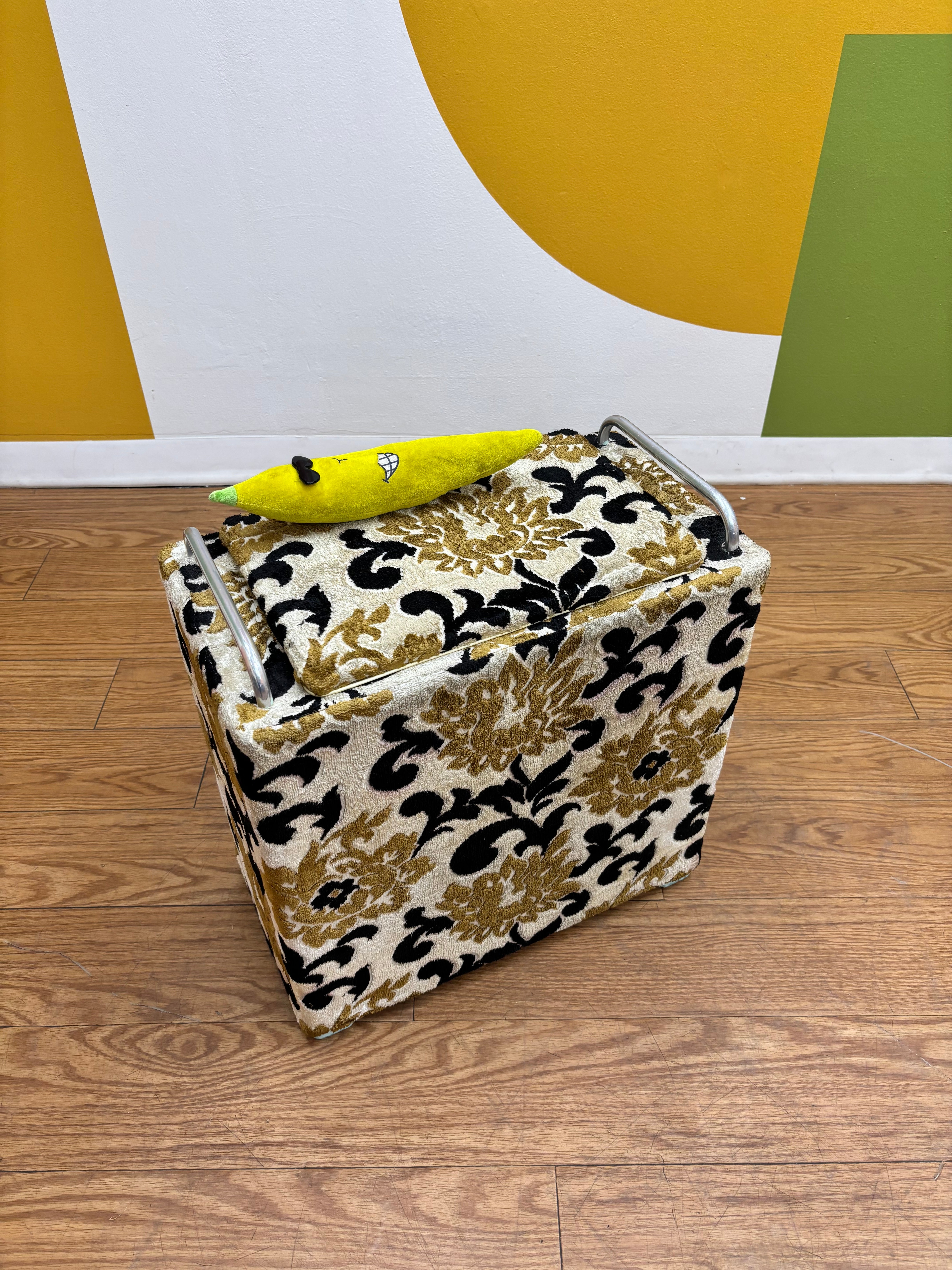 Fabric Storage Ottoman