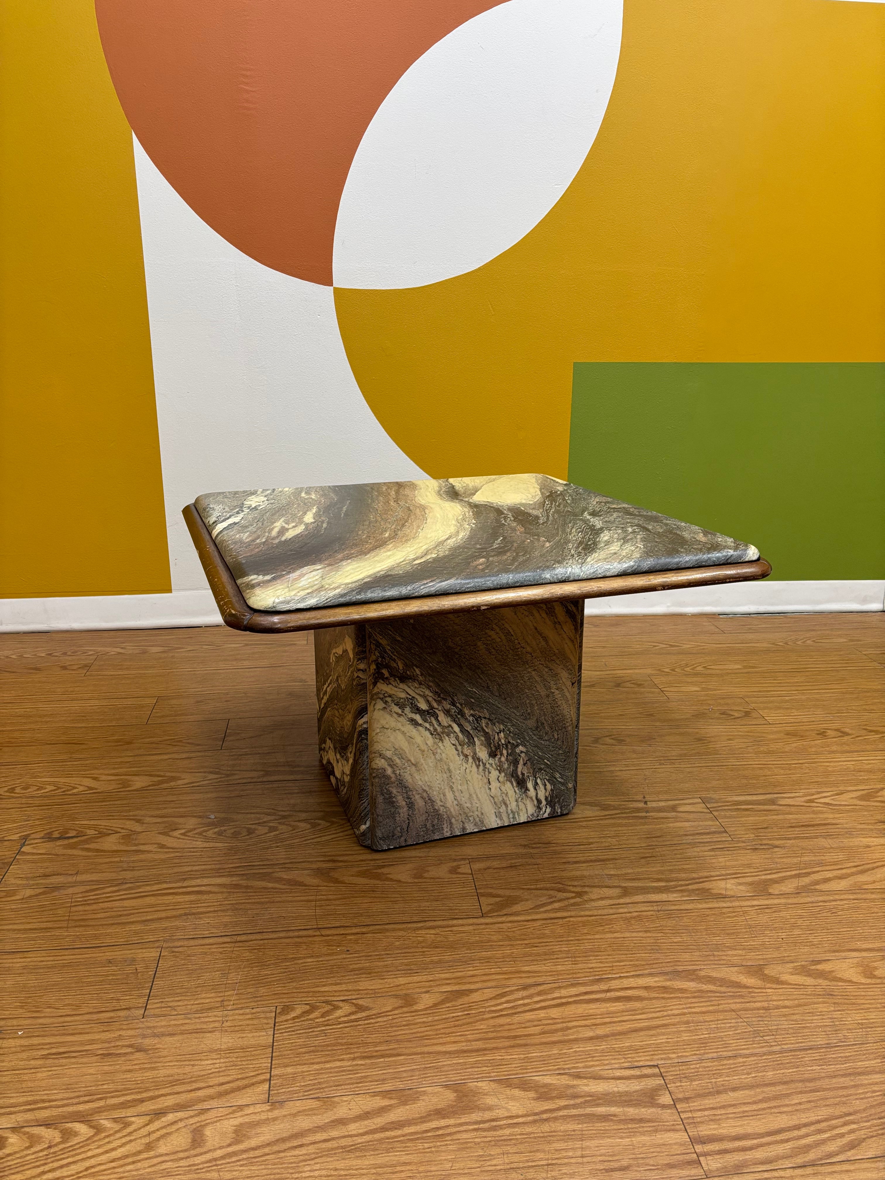 Square Marble Top Coffee Table