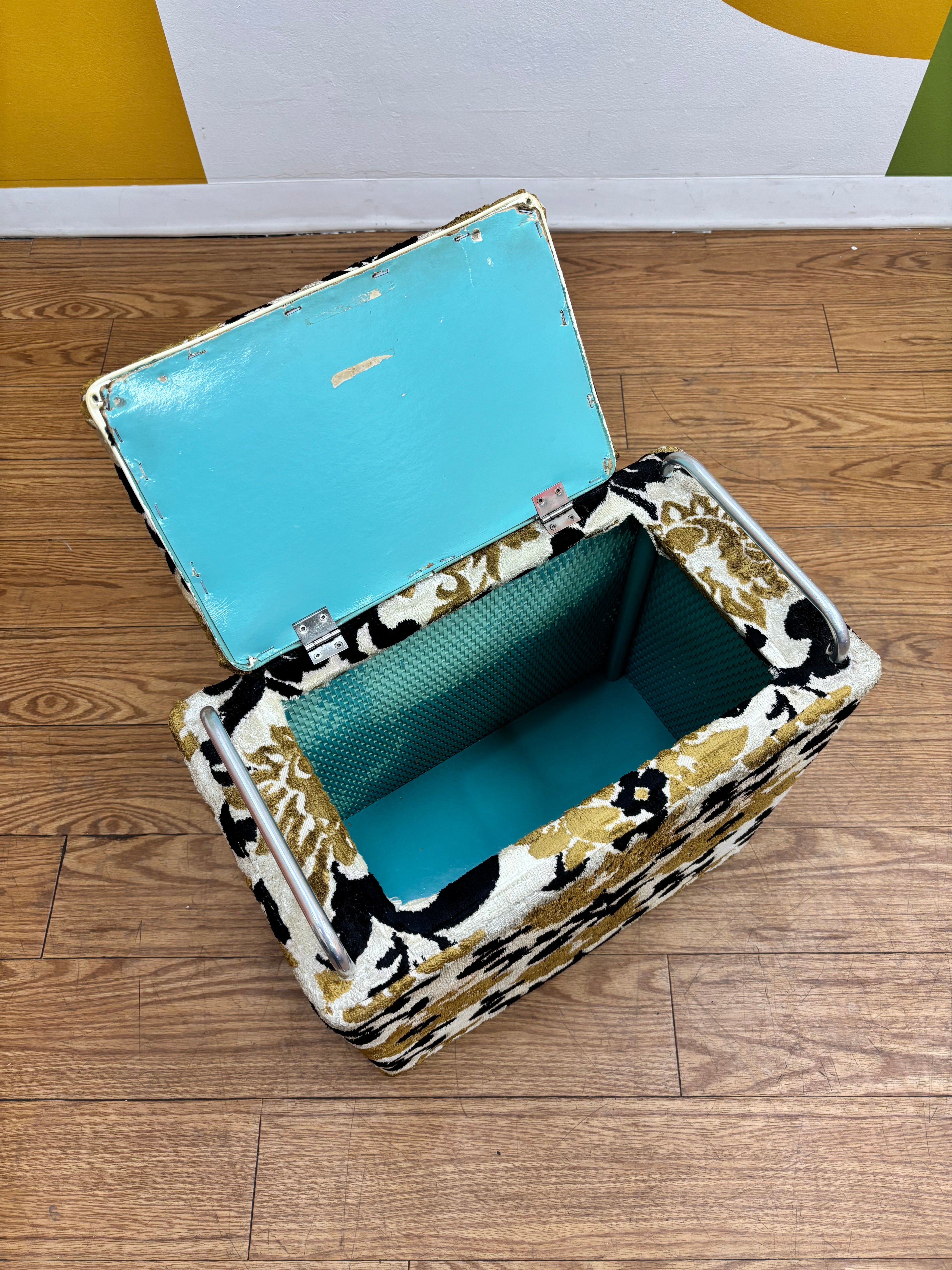 Fabric Storage Ottoman