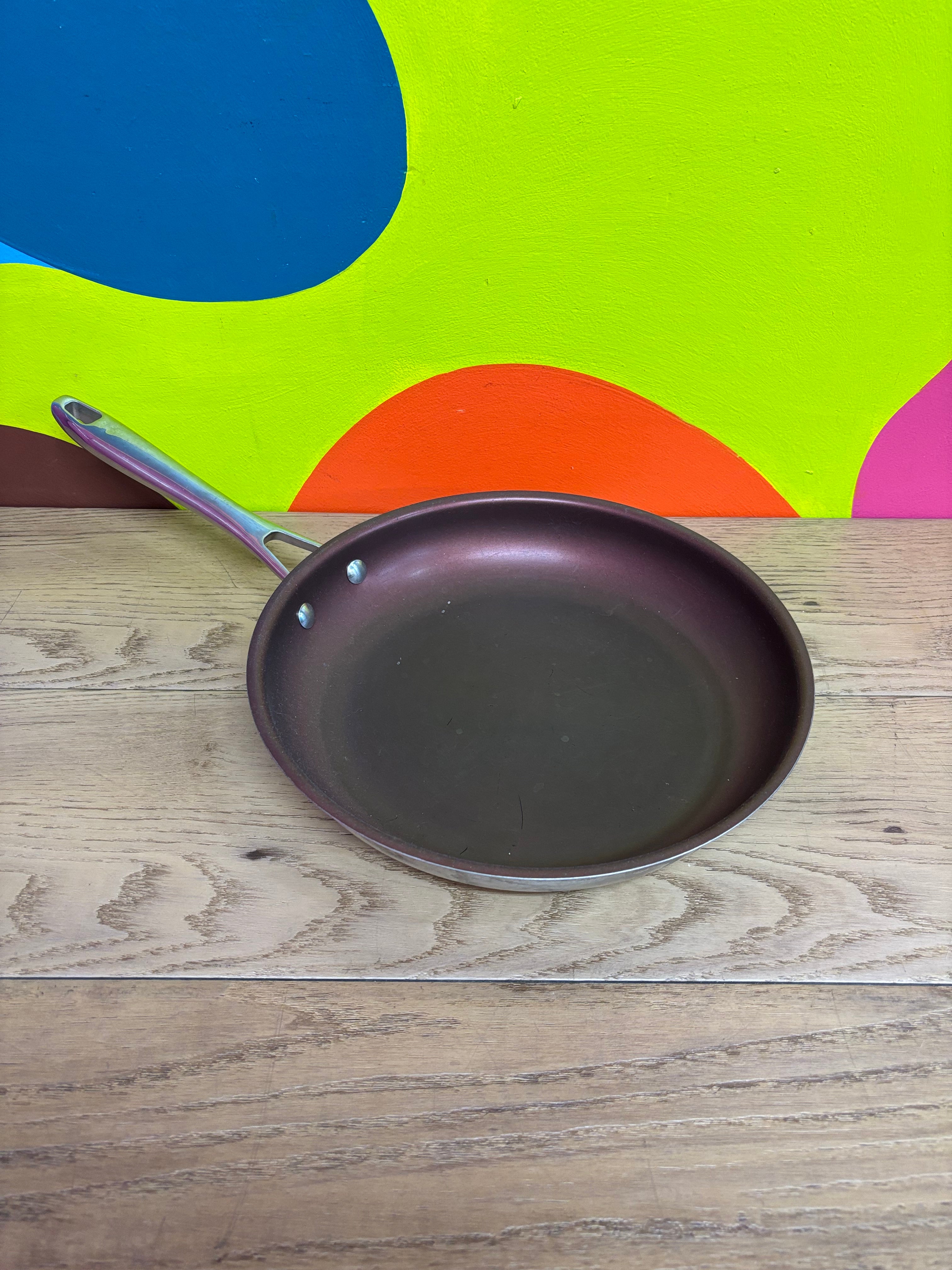 Burgundy Paderno Large Non Stick Frying Pan