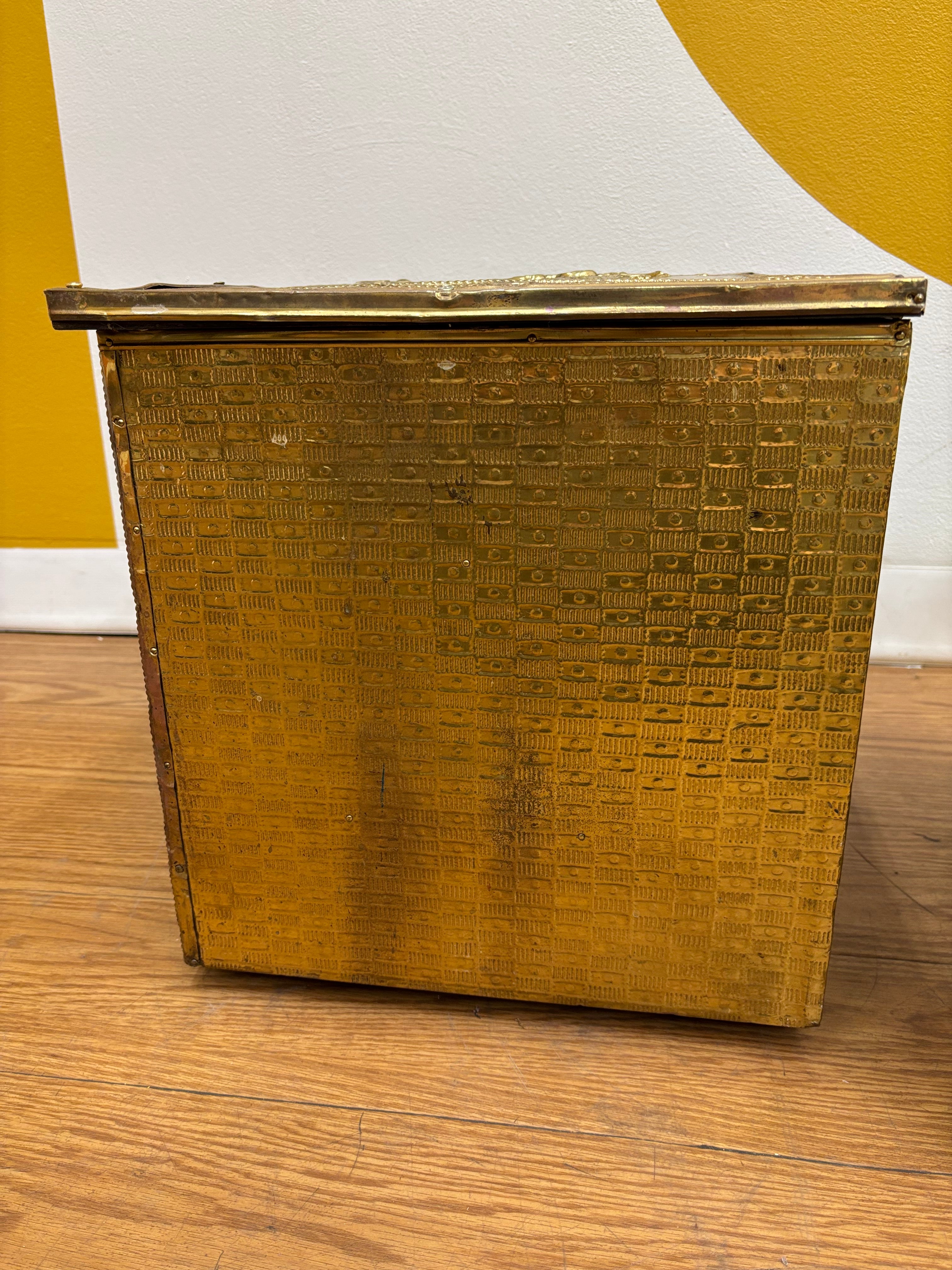 (2) Gold Tone Boxes