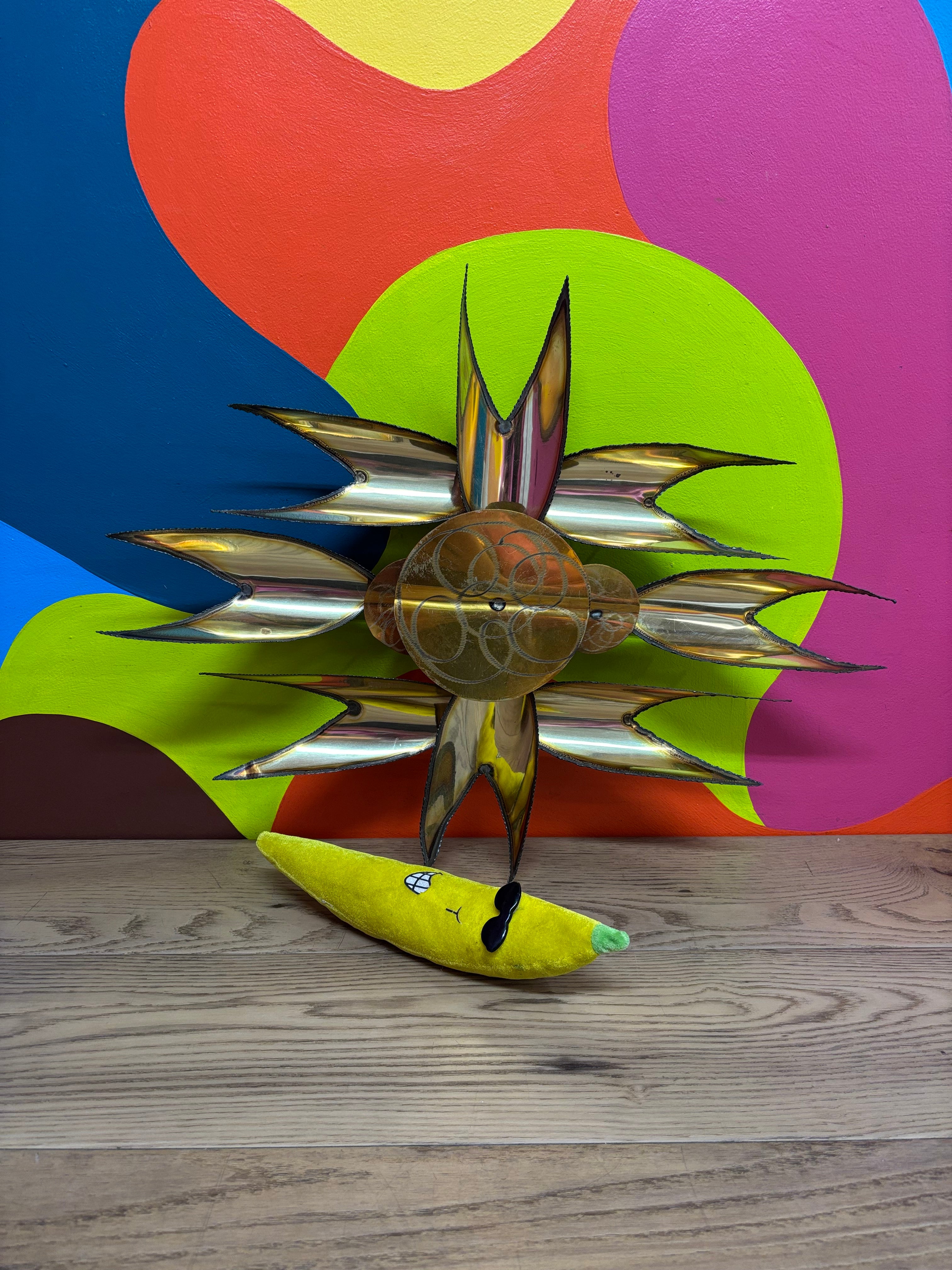 Metal Sunburst Wall Art #2