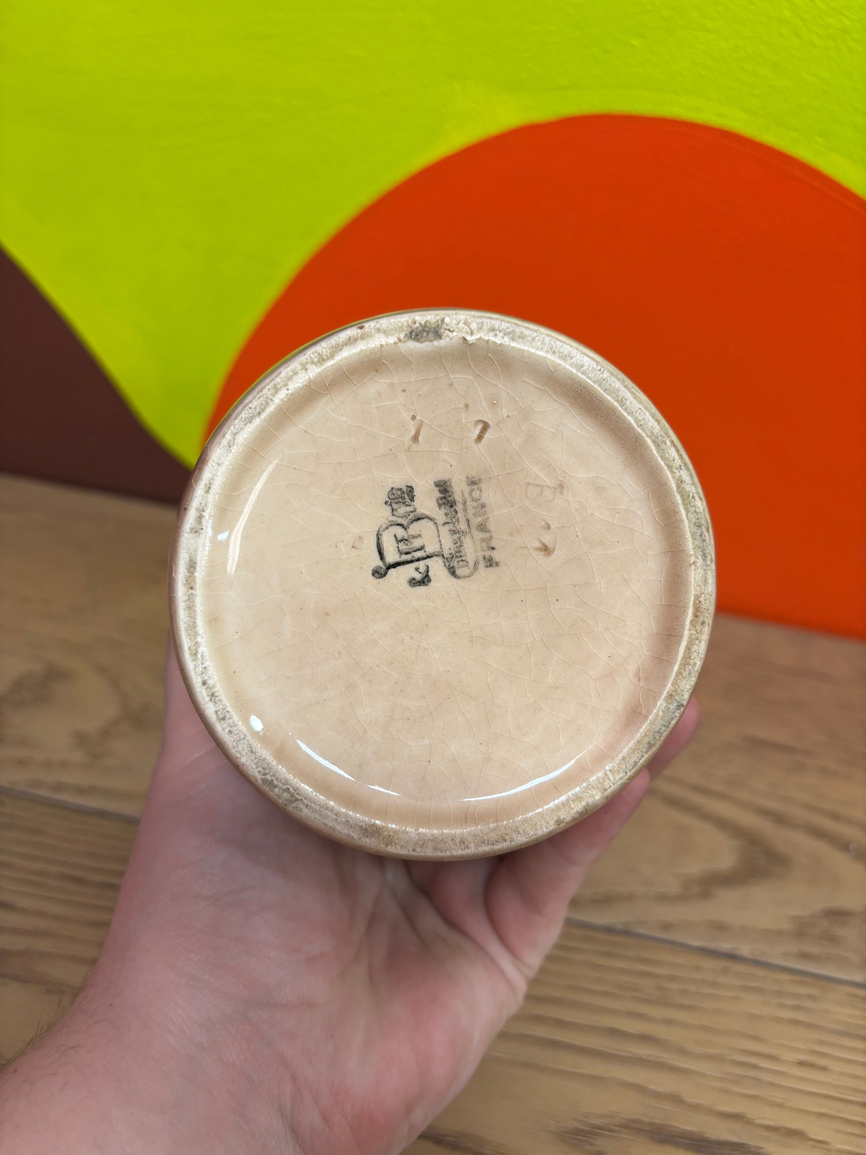 Majolica Pitcher by Choisy le Roi