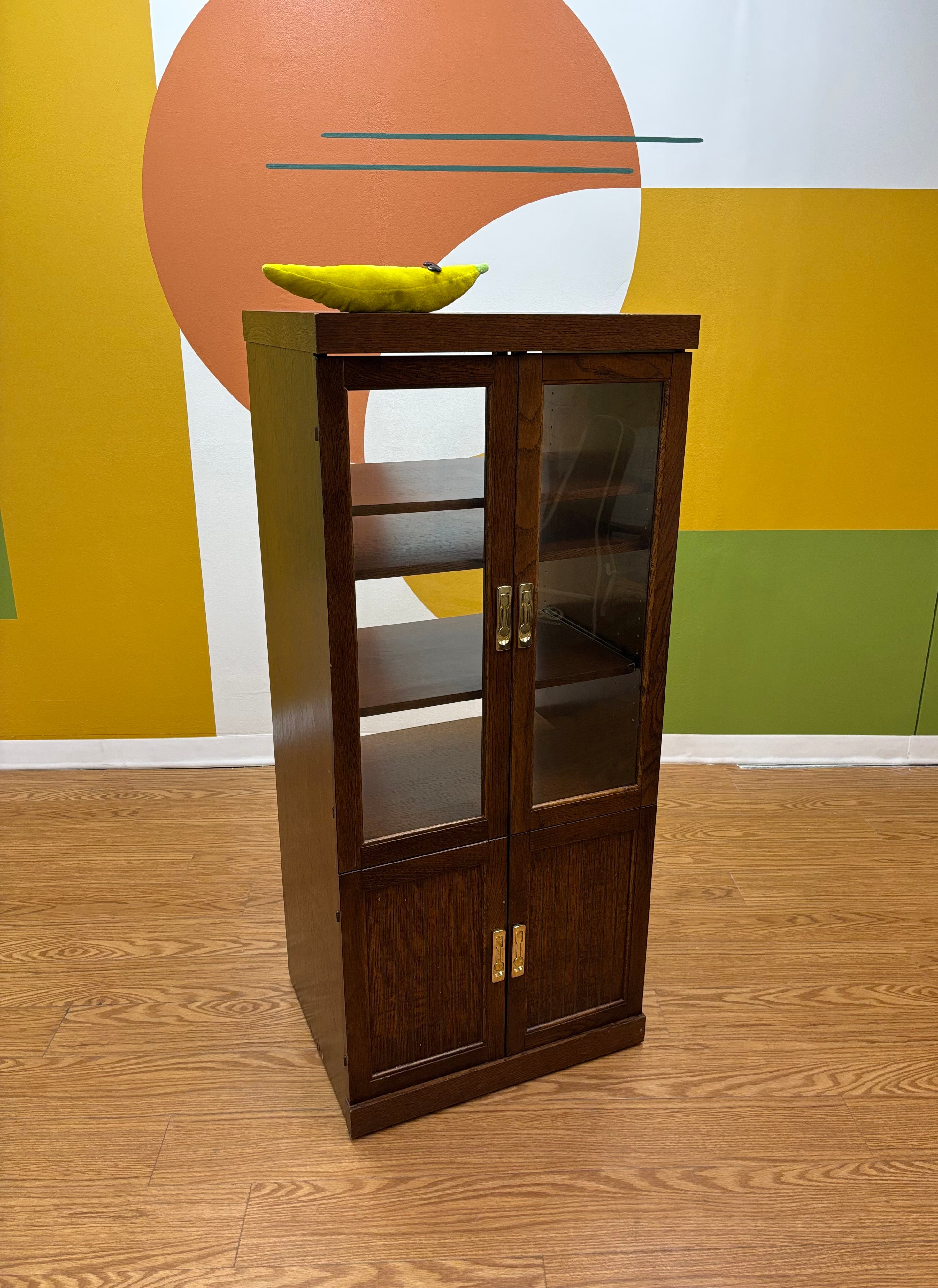 Wood Media Cabinet