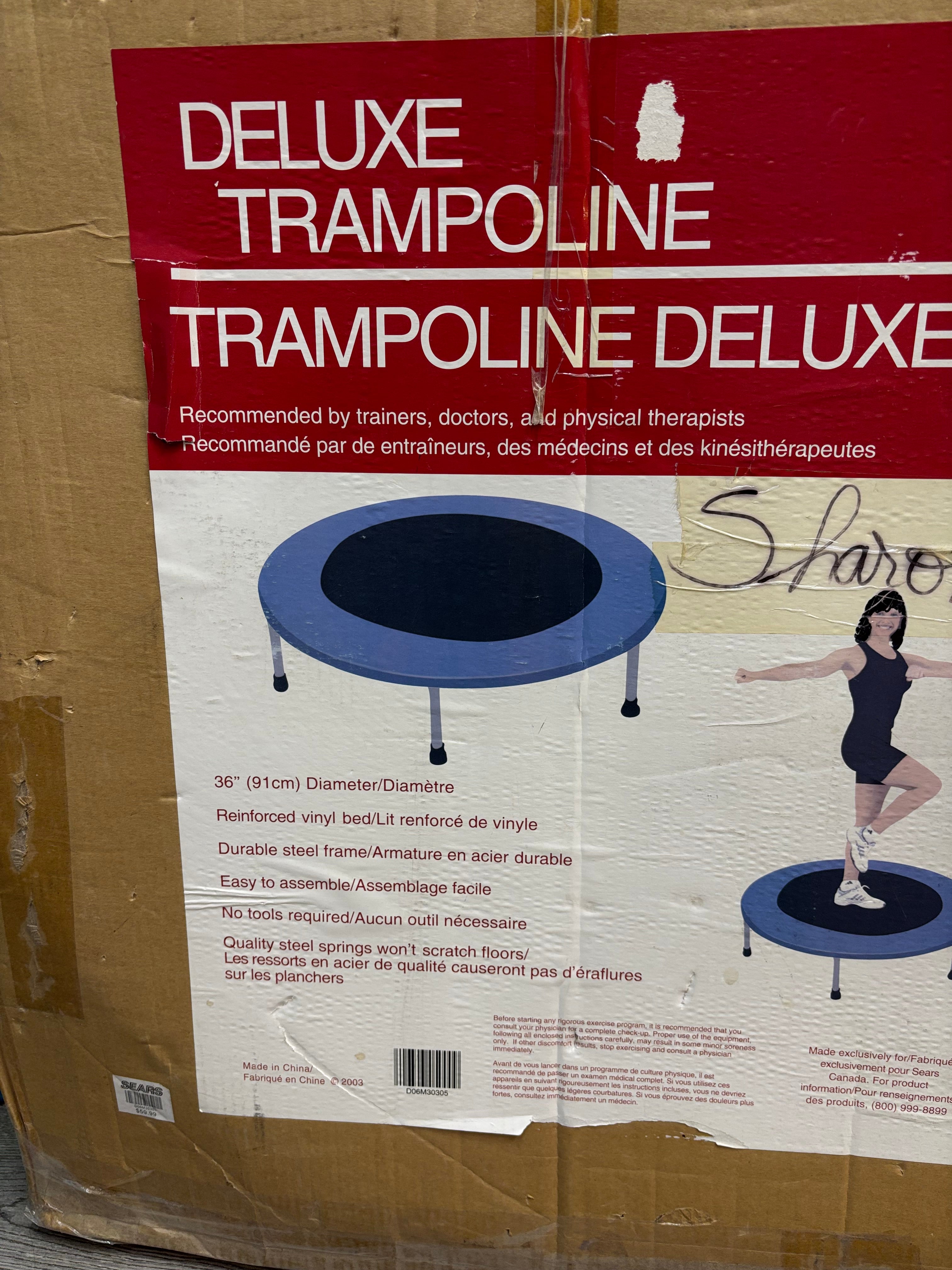 Deluxe Exercise Trampoline