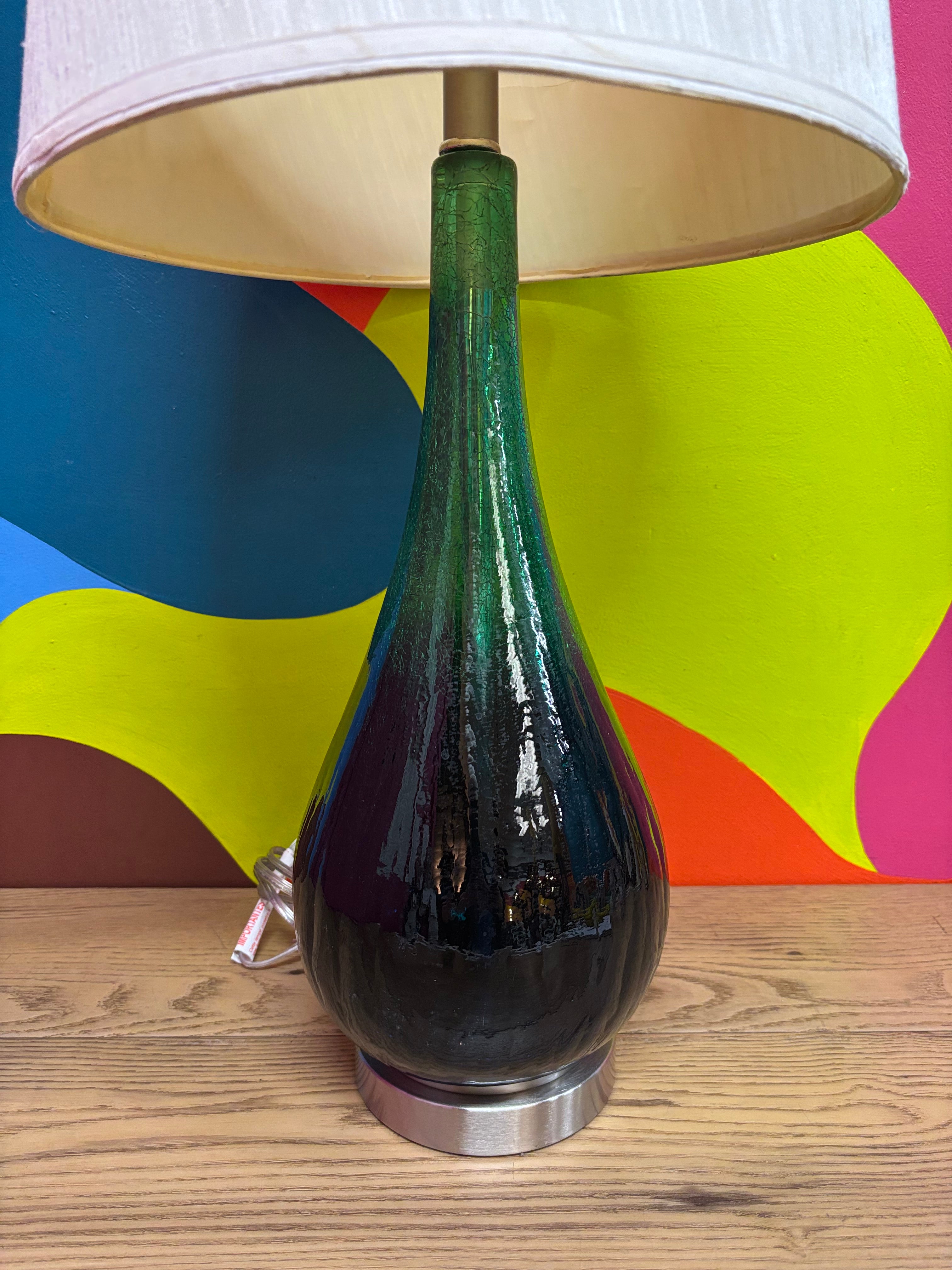 Green Ombre Lamp