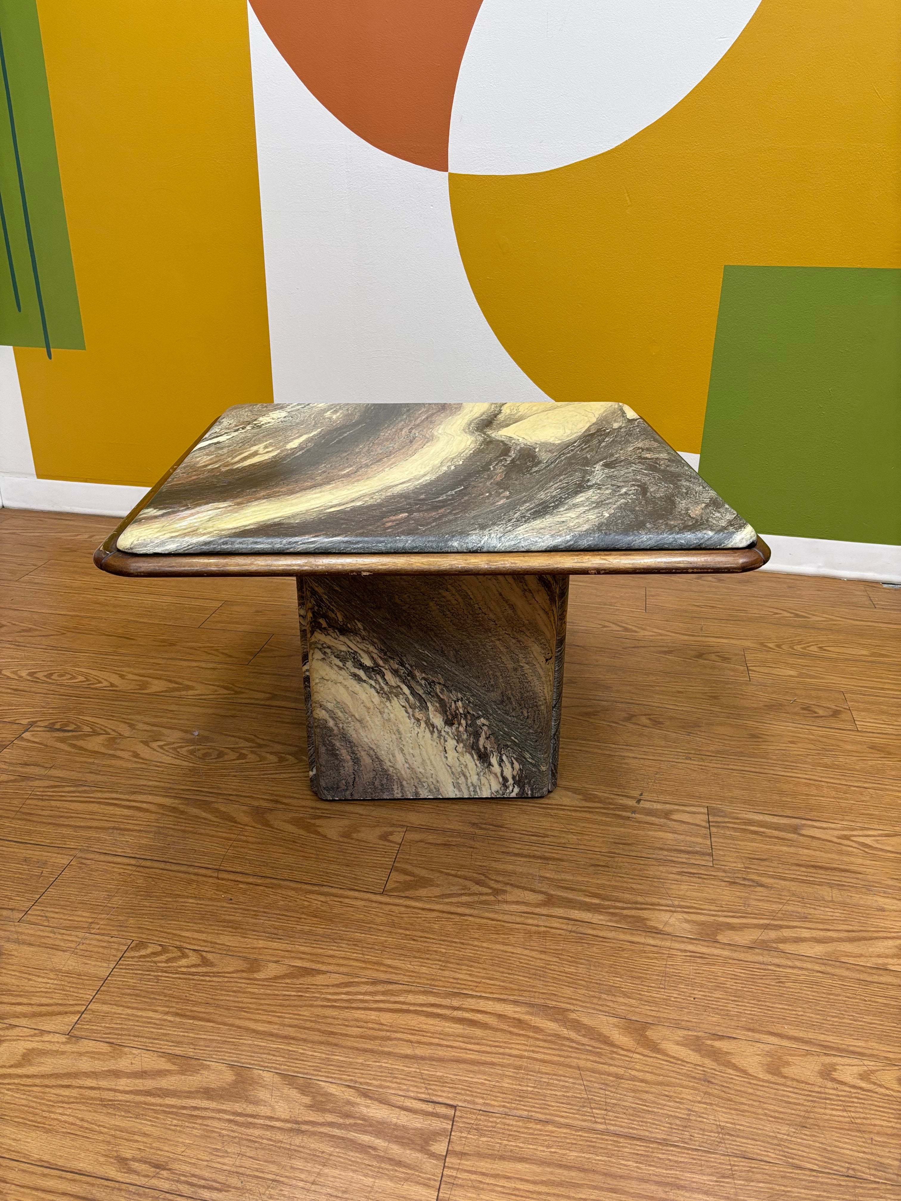 Square Marble Top Coffee Table