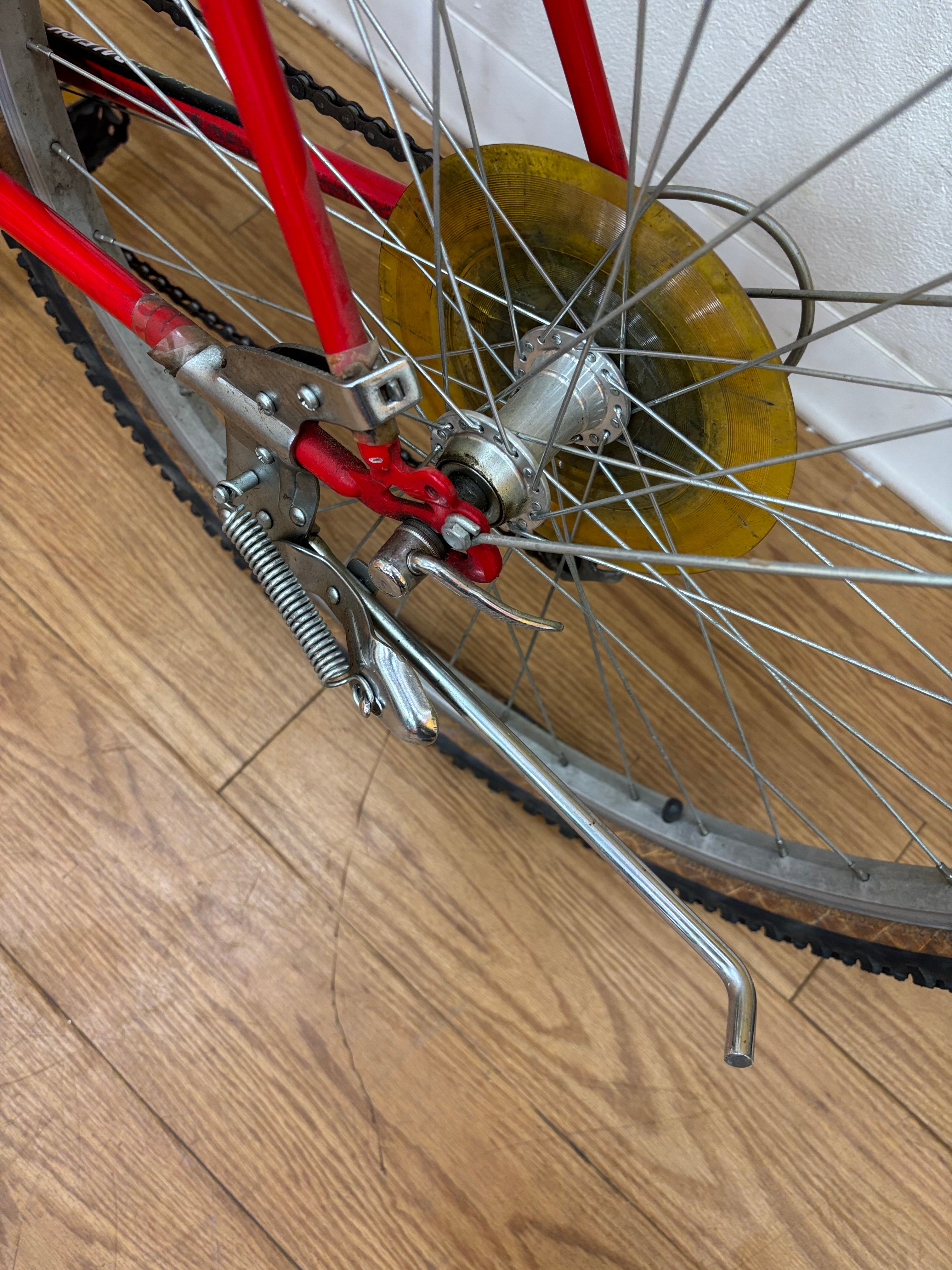 Red Raleigh Ozark Bicycle