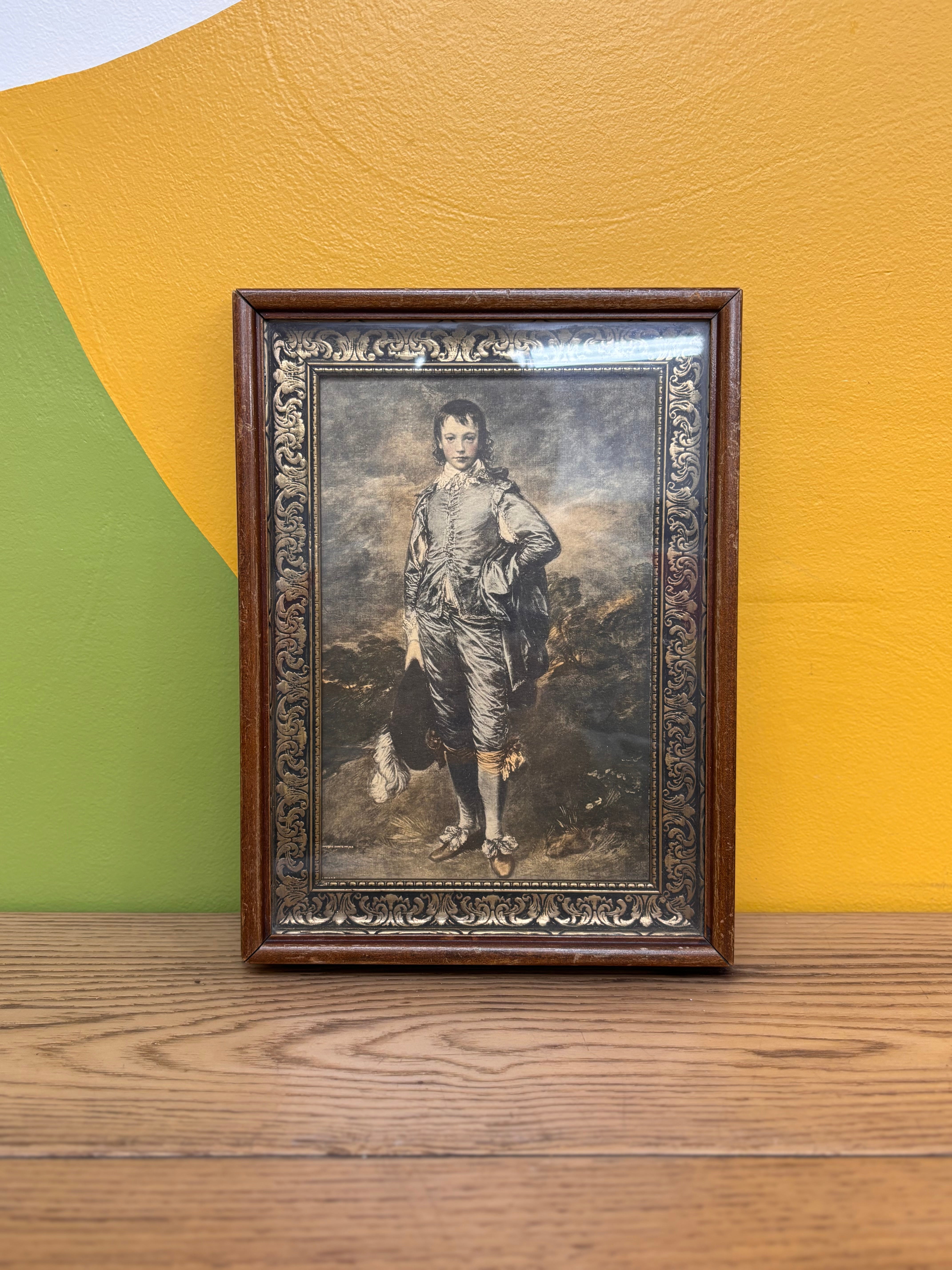 “The Blue Boy” Framed Print