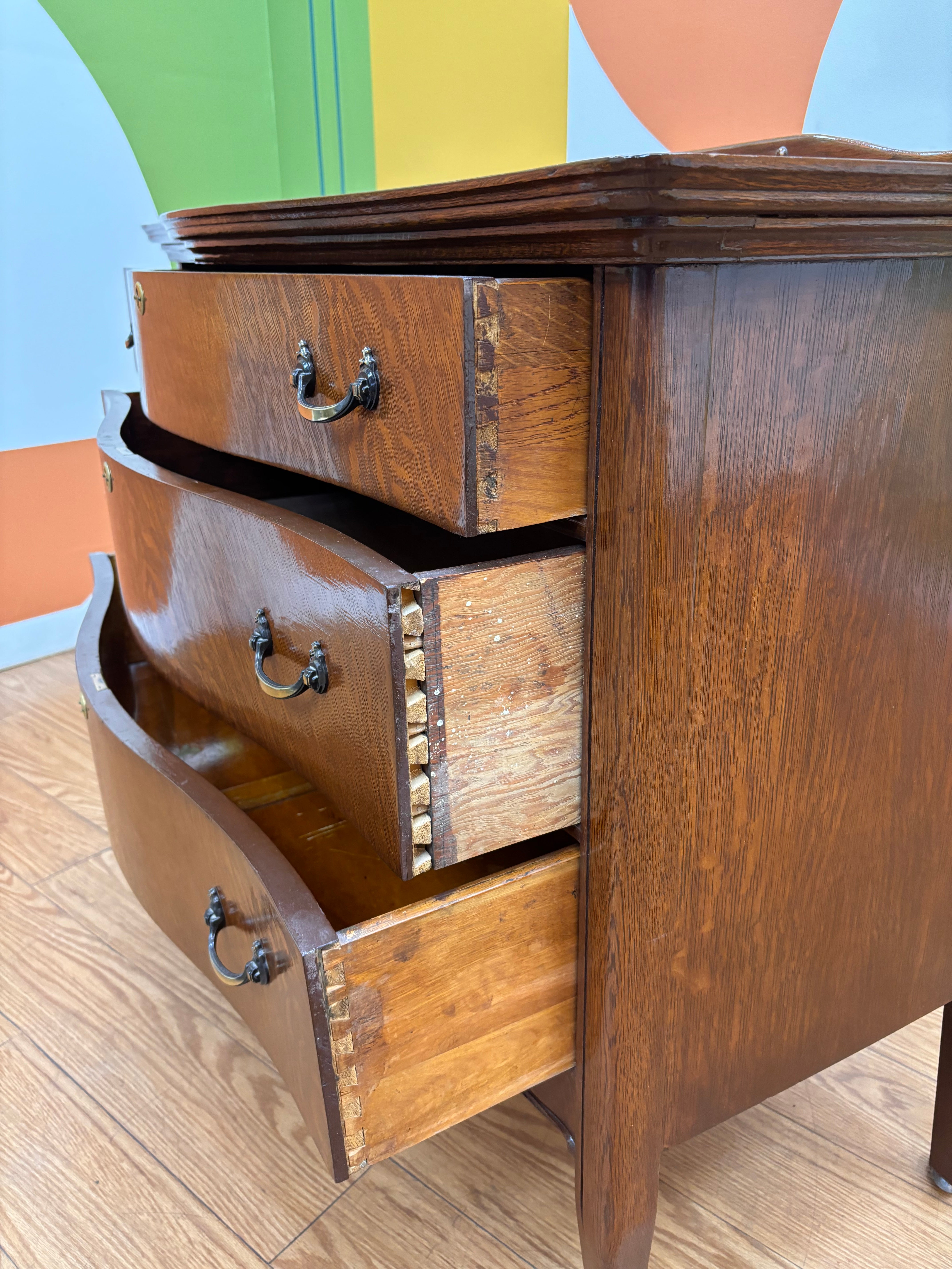 Wood 3 Drawer Dresser