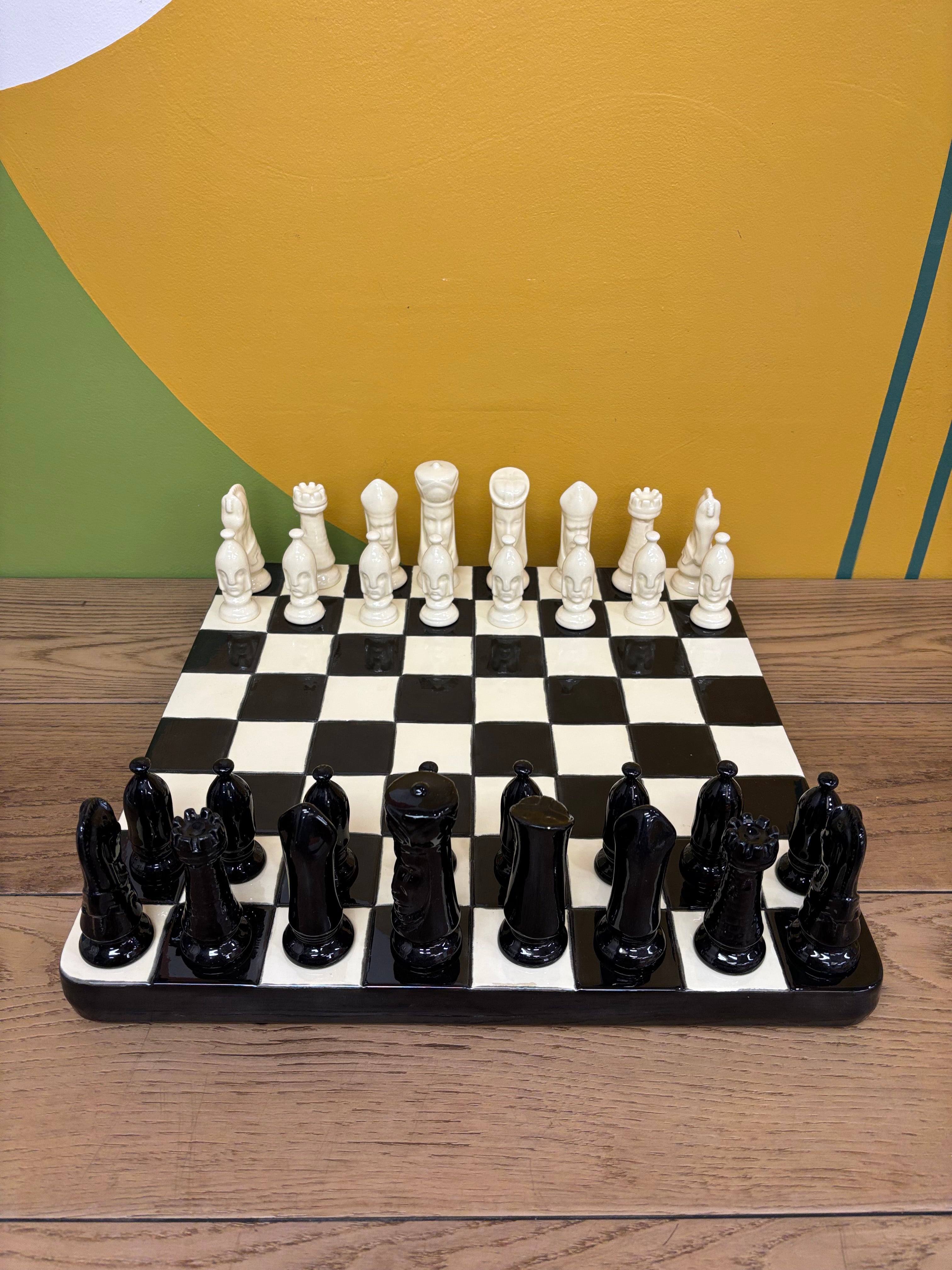 Large Ceramic Chess Board