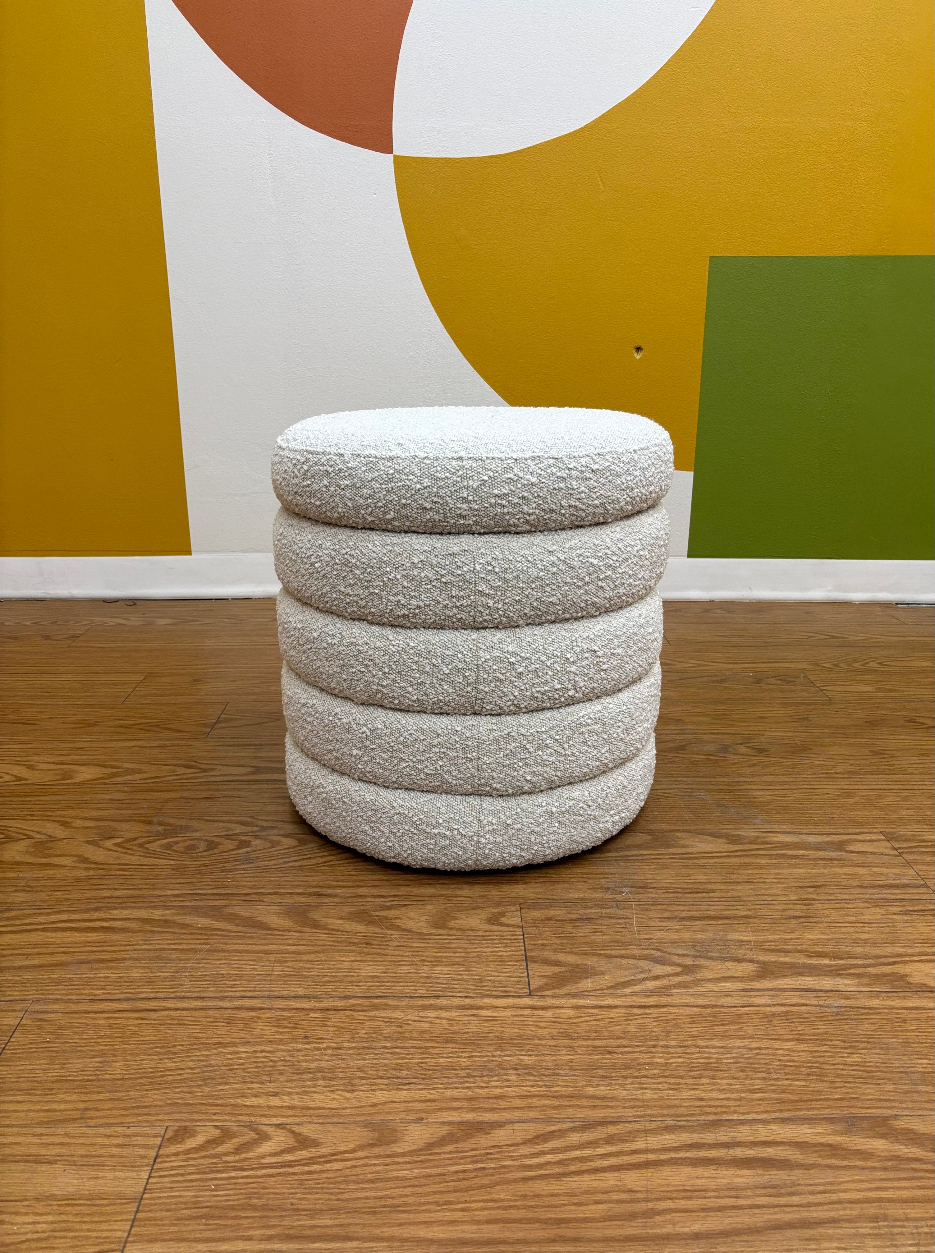 Cream Storage Stool