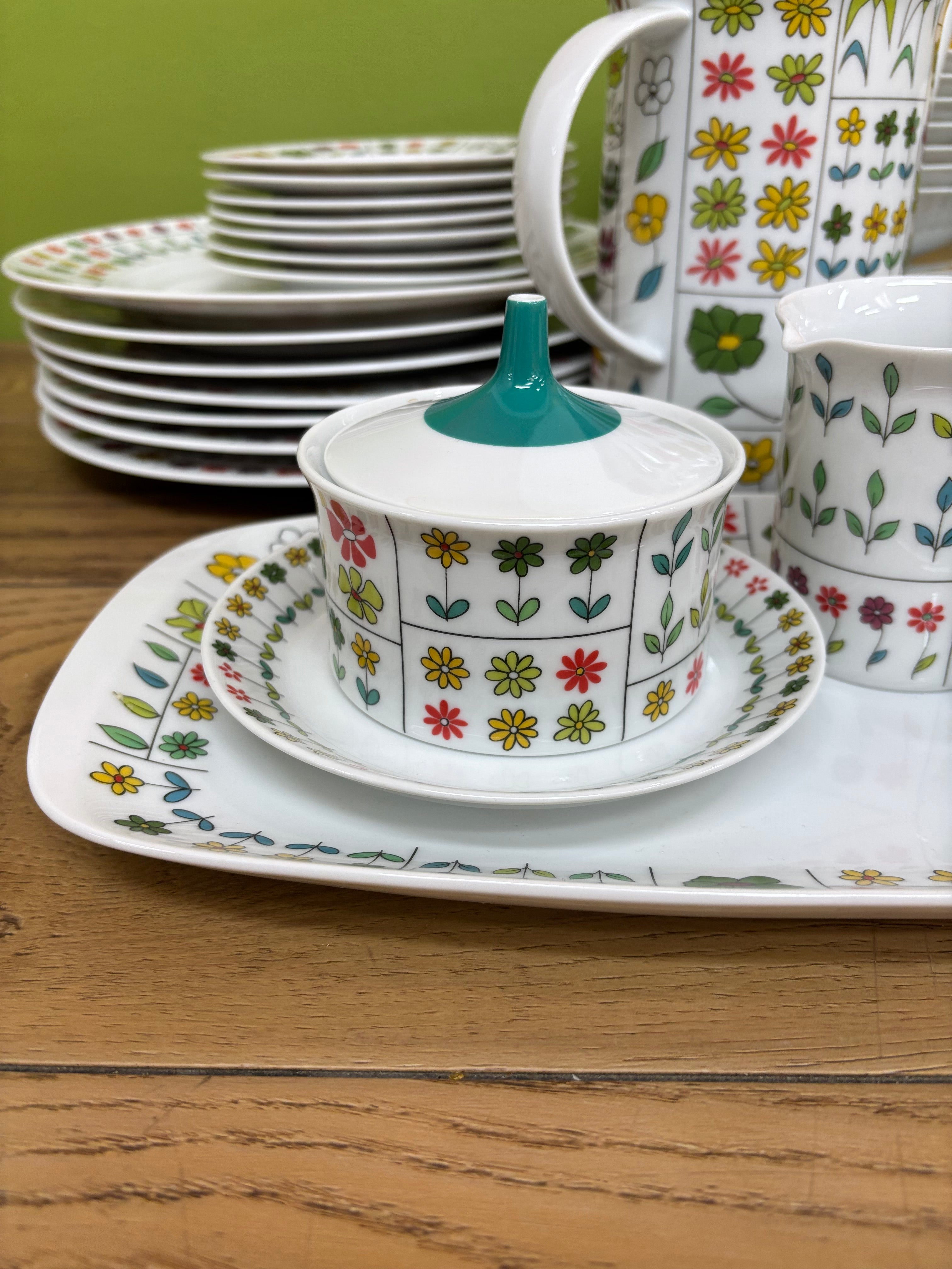 Large Piemonte Floral Set by Rosenthal