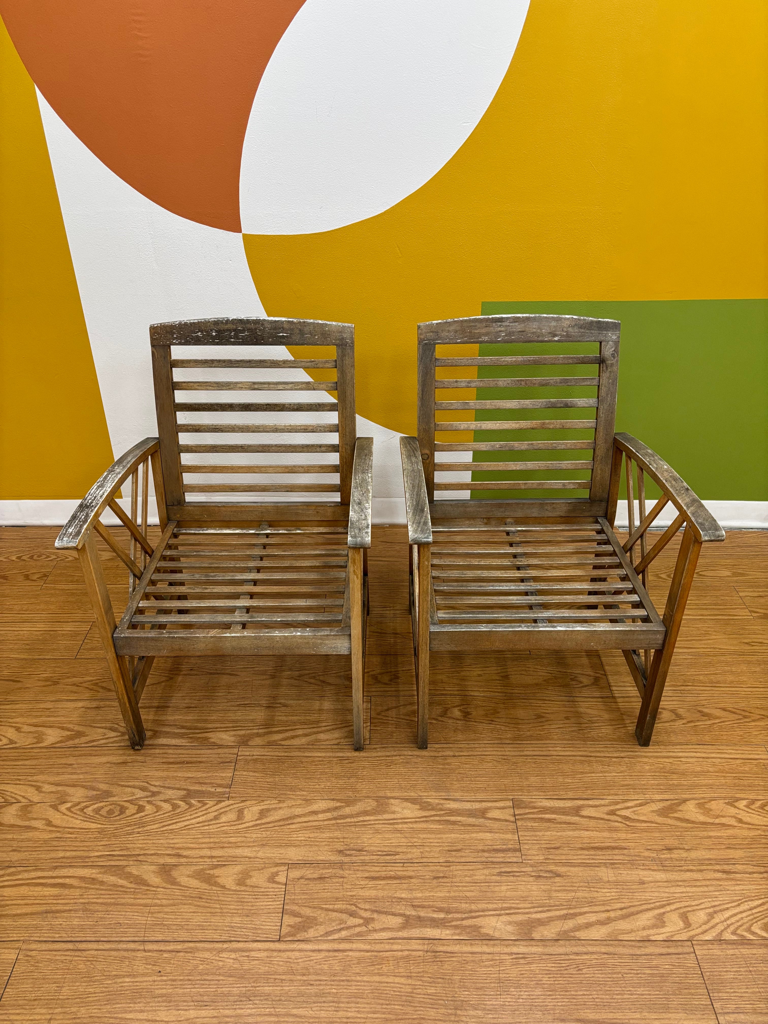 Safavieh Wood Patio Chairs & Coffee Table