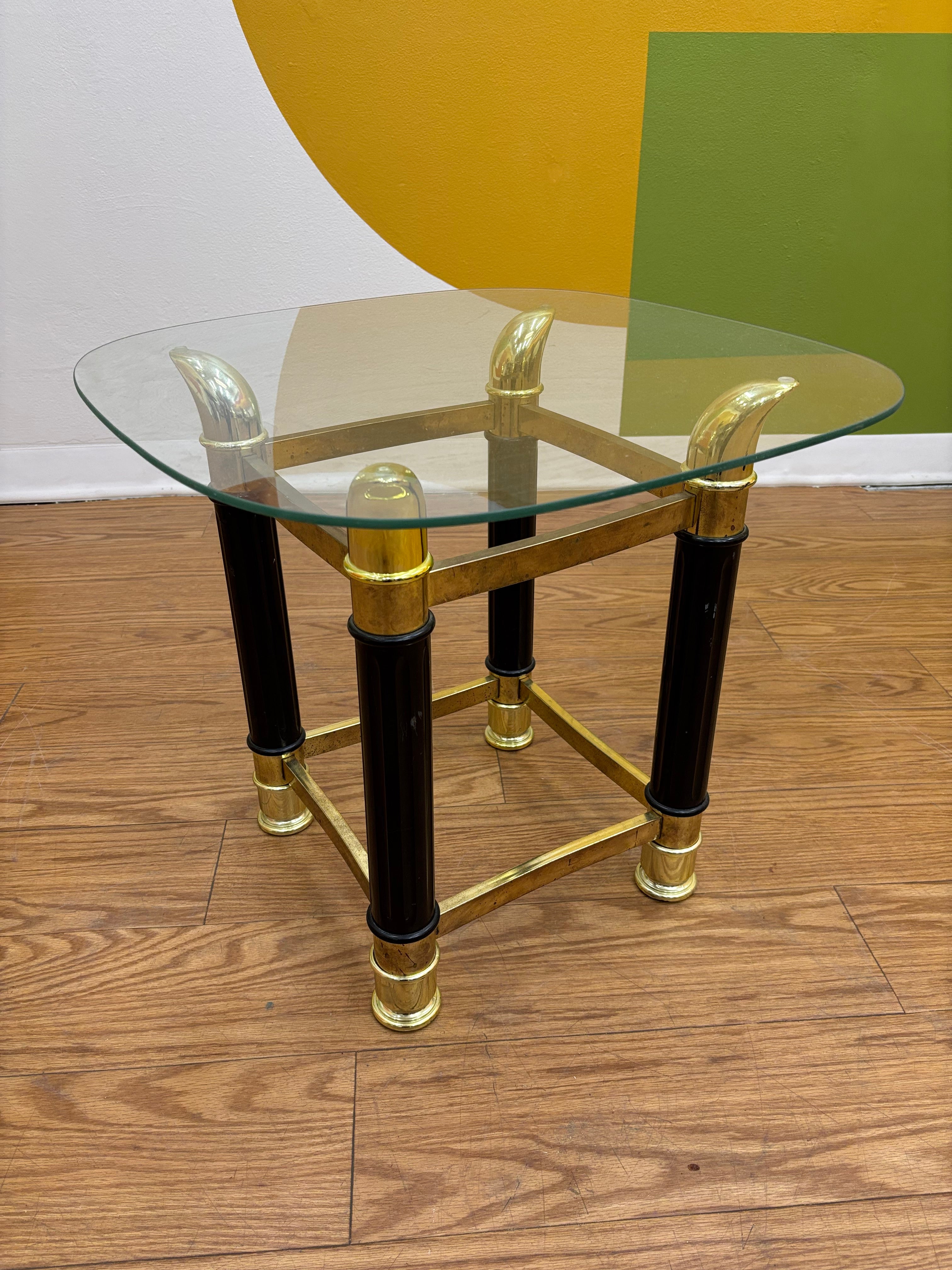 Small Glass Side Table