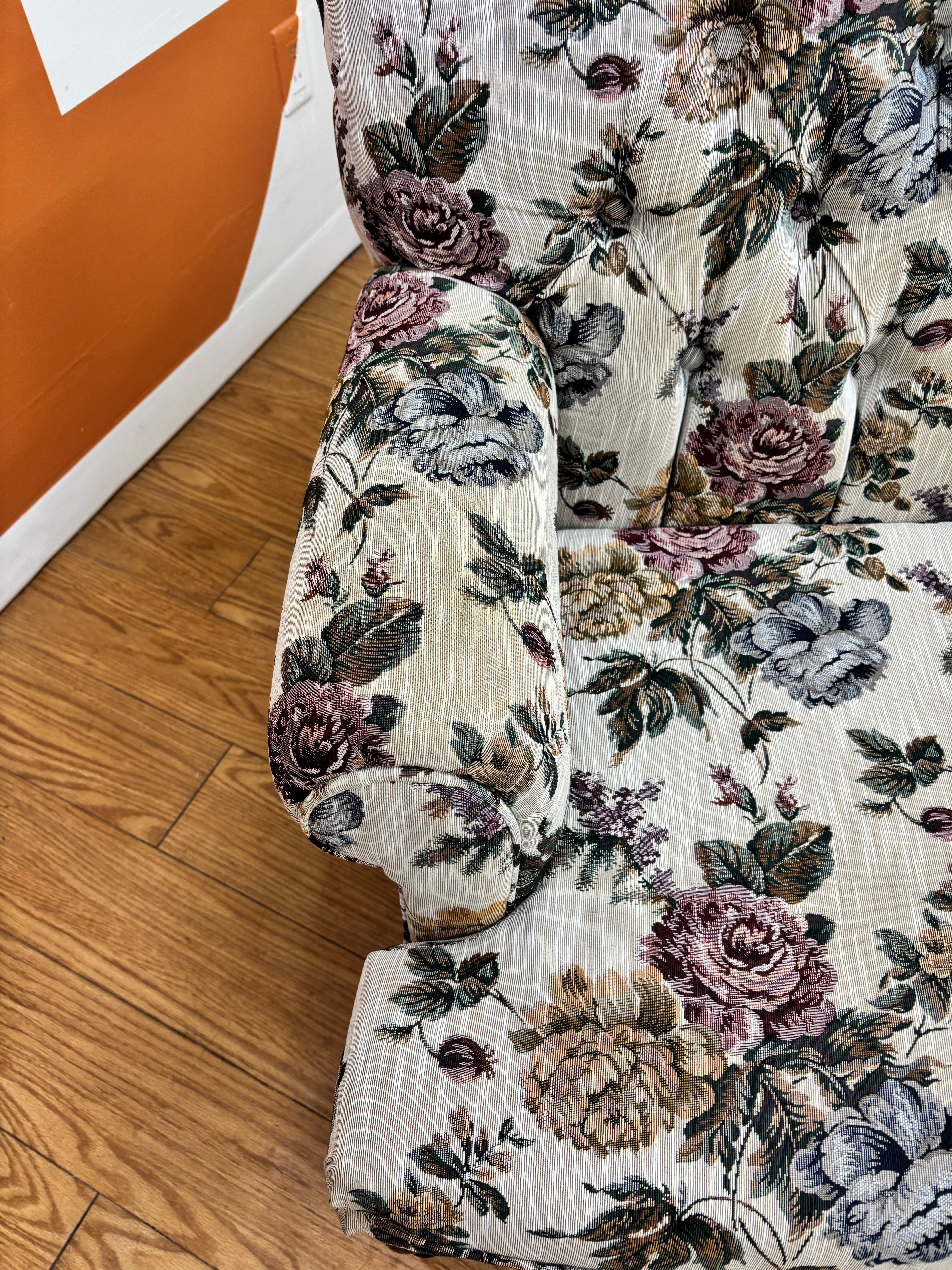 Floral Loveseat