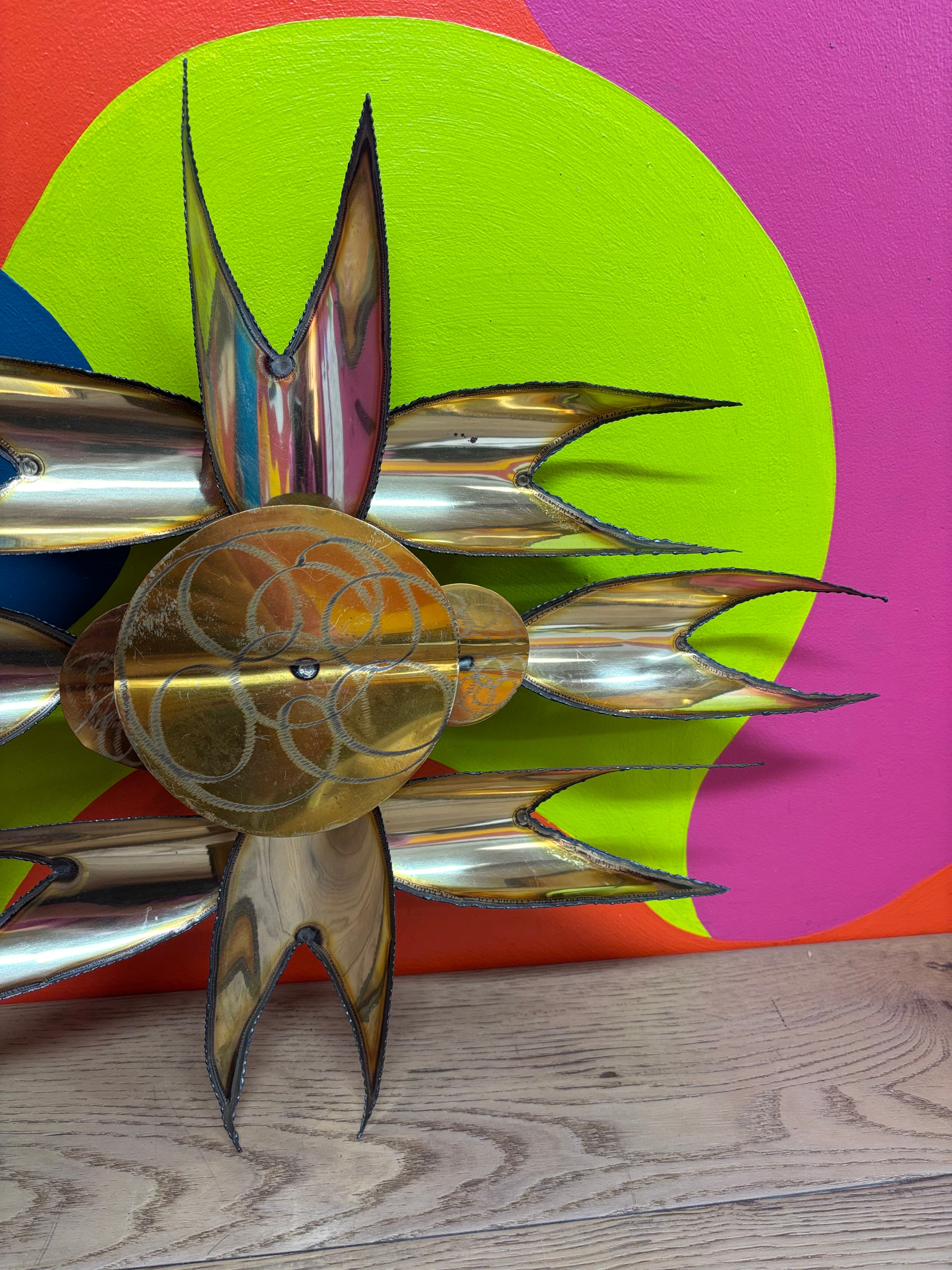 Metal Sunburst Wall Art #2