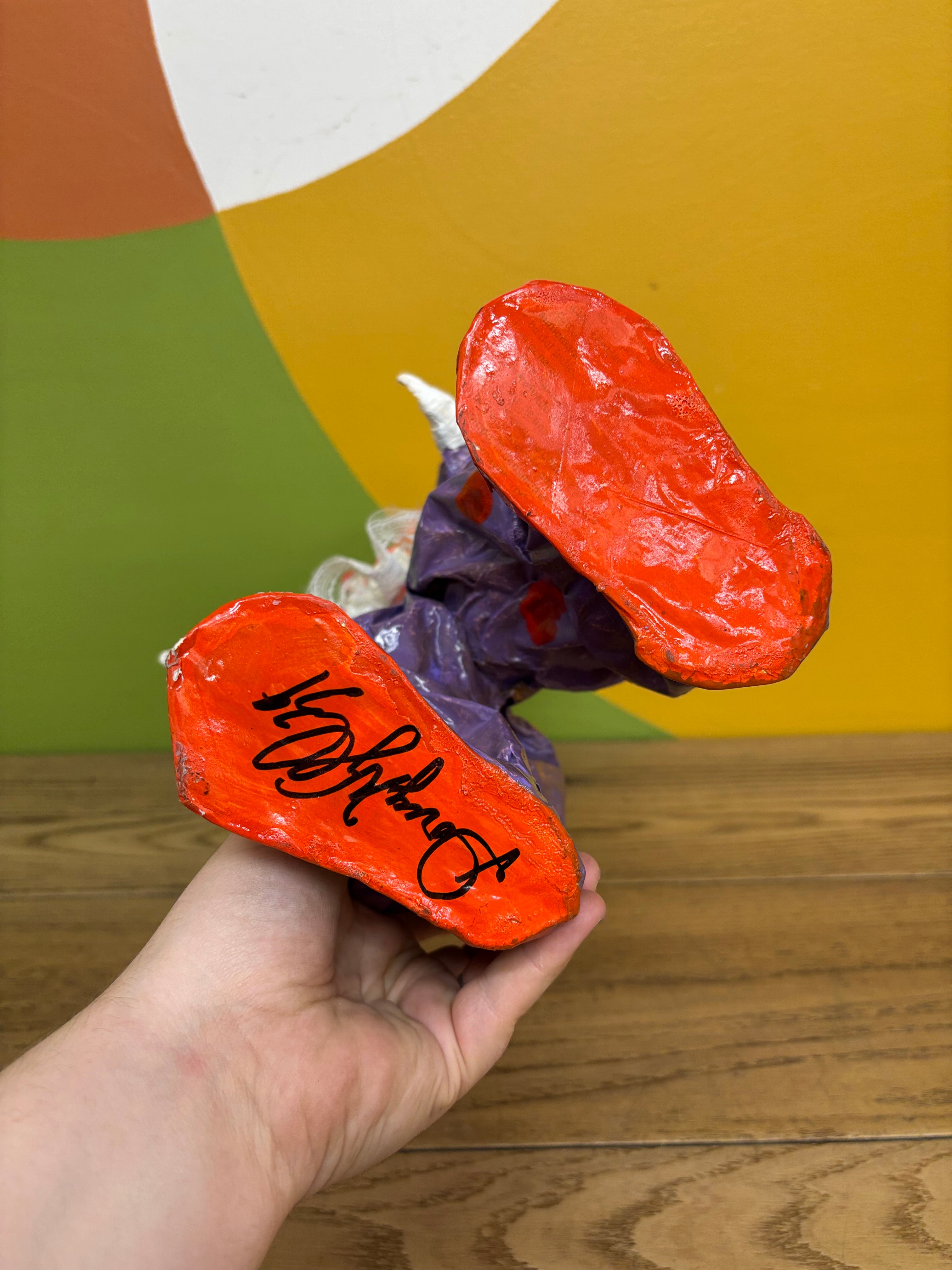 Paper Mache Clown Statue