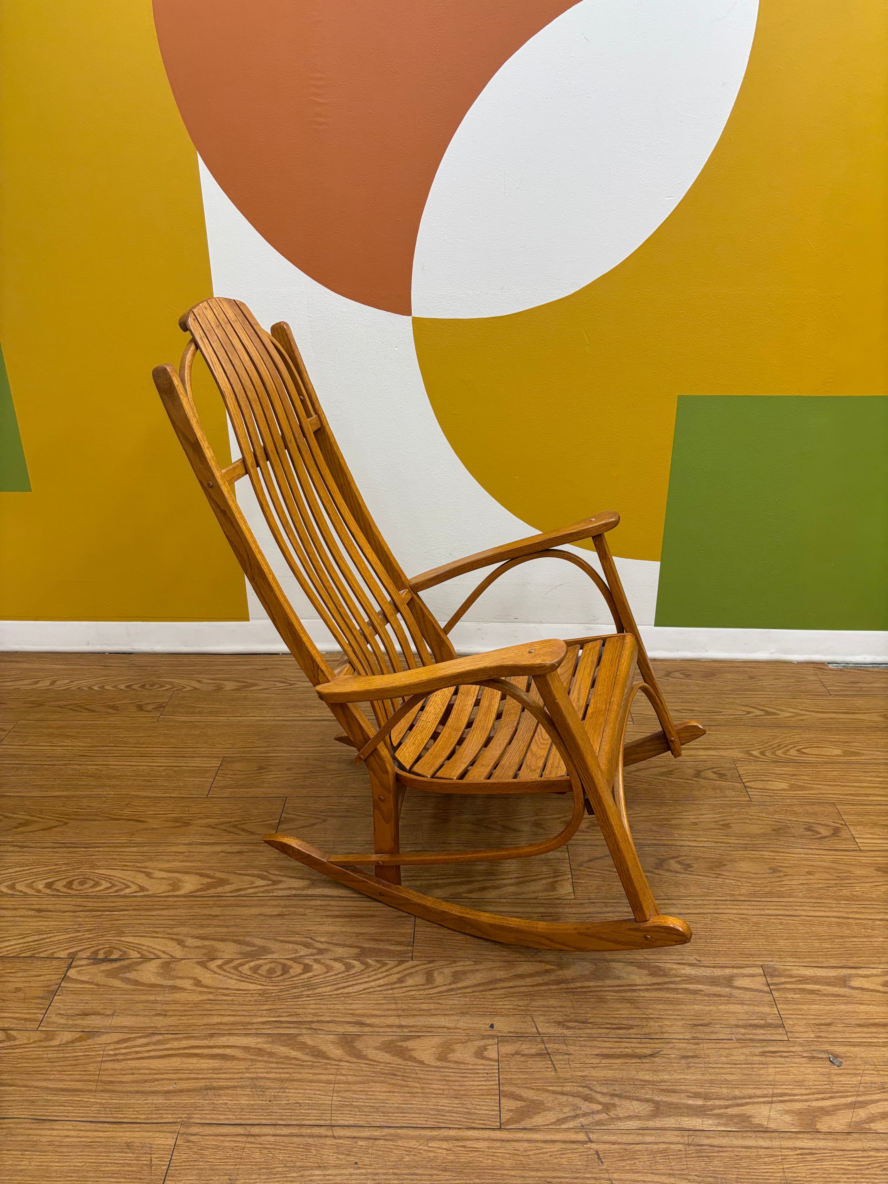 Wood Bentwood Rocking Chair