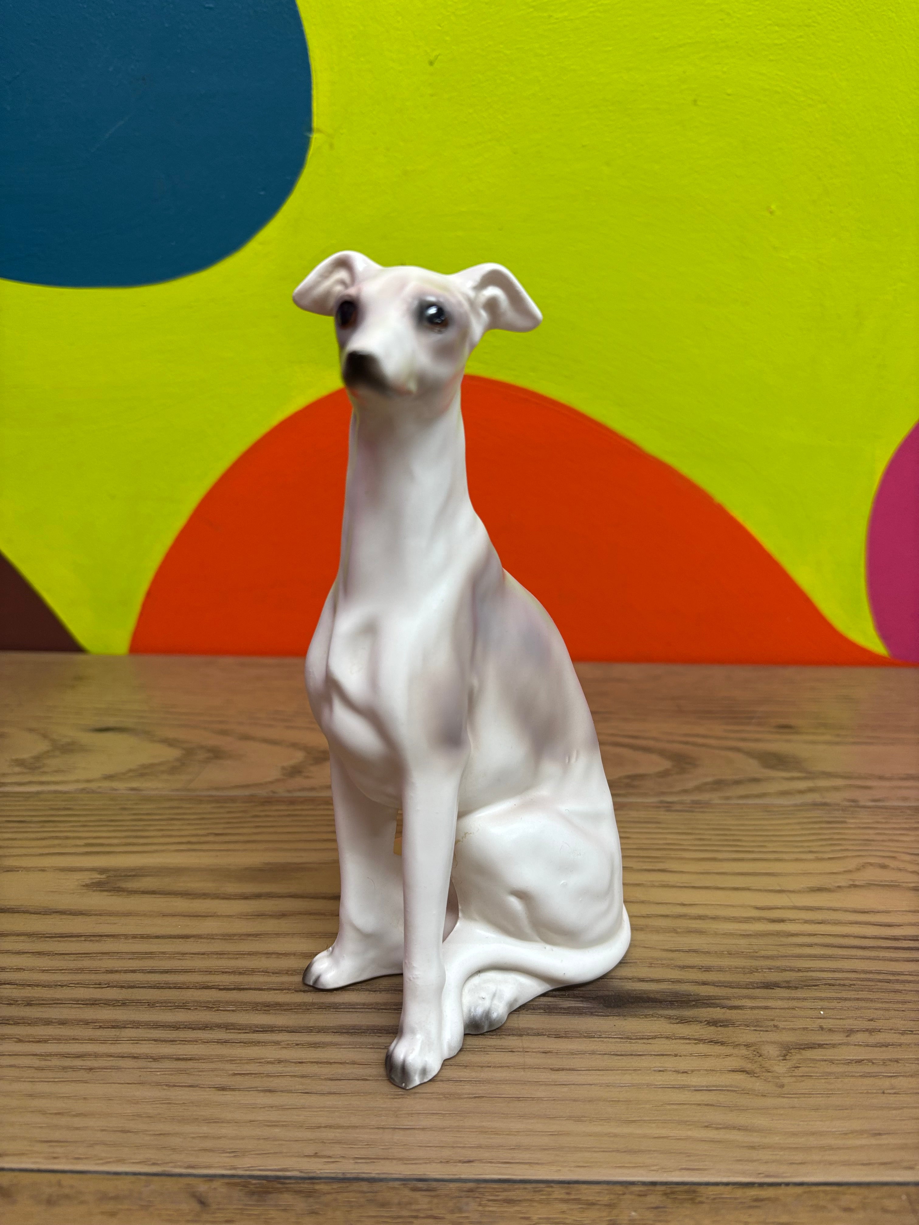 Porcelain Greyhound Figurine
