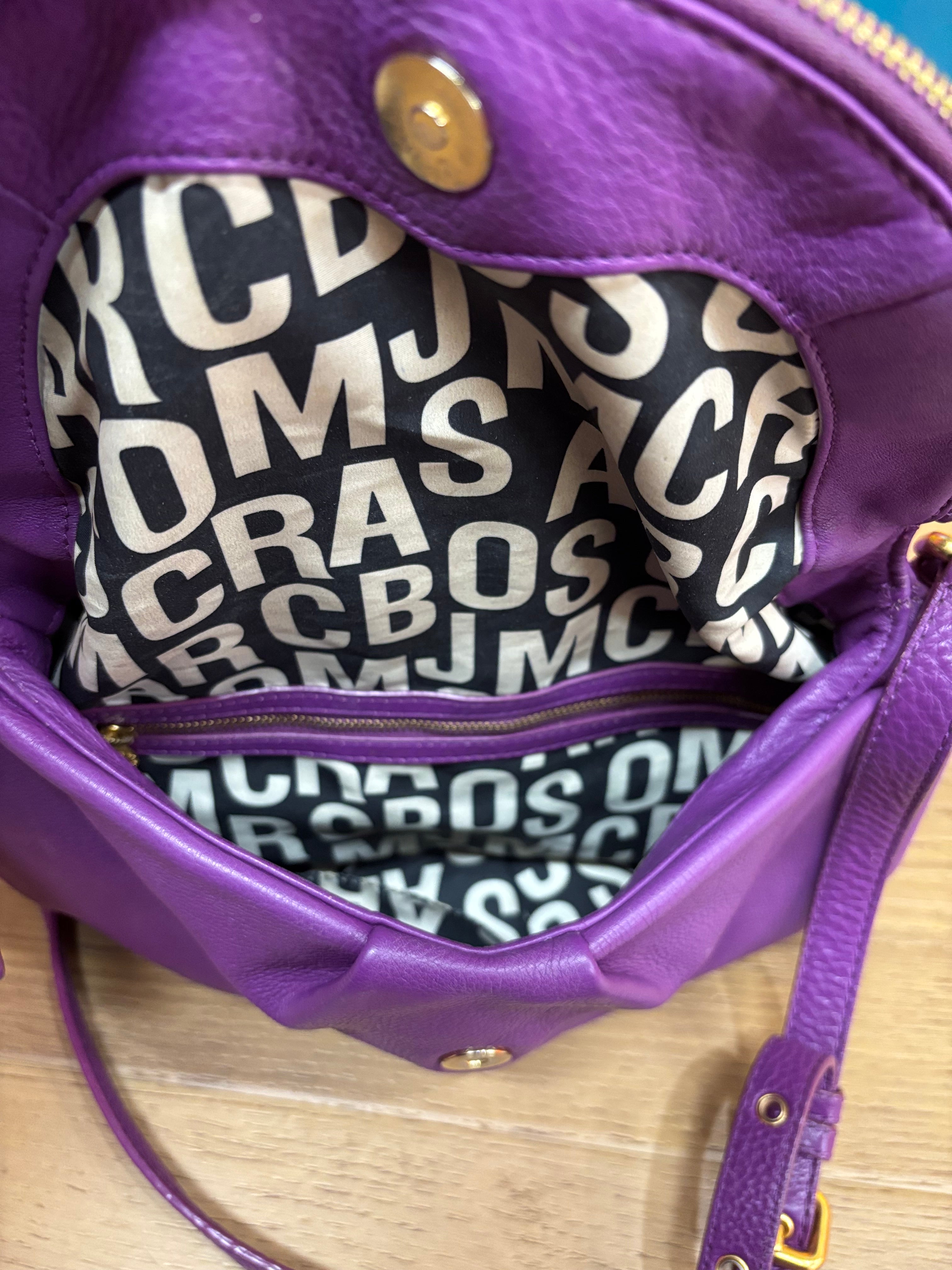 Purple Classic Crossbody Purse