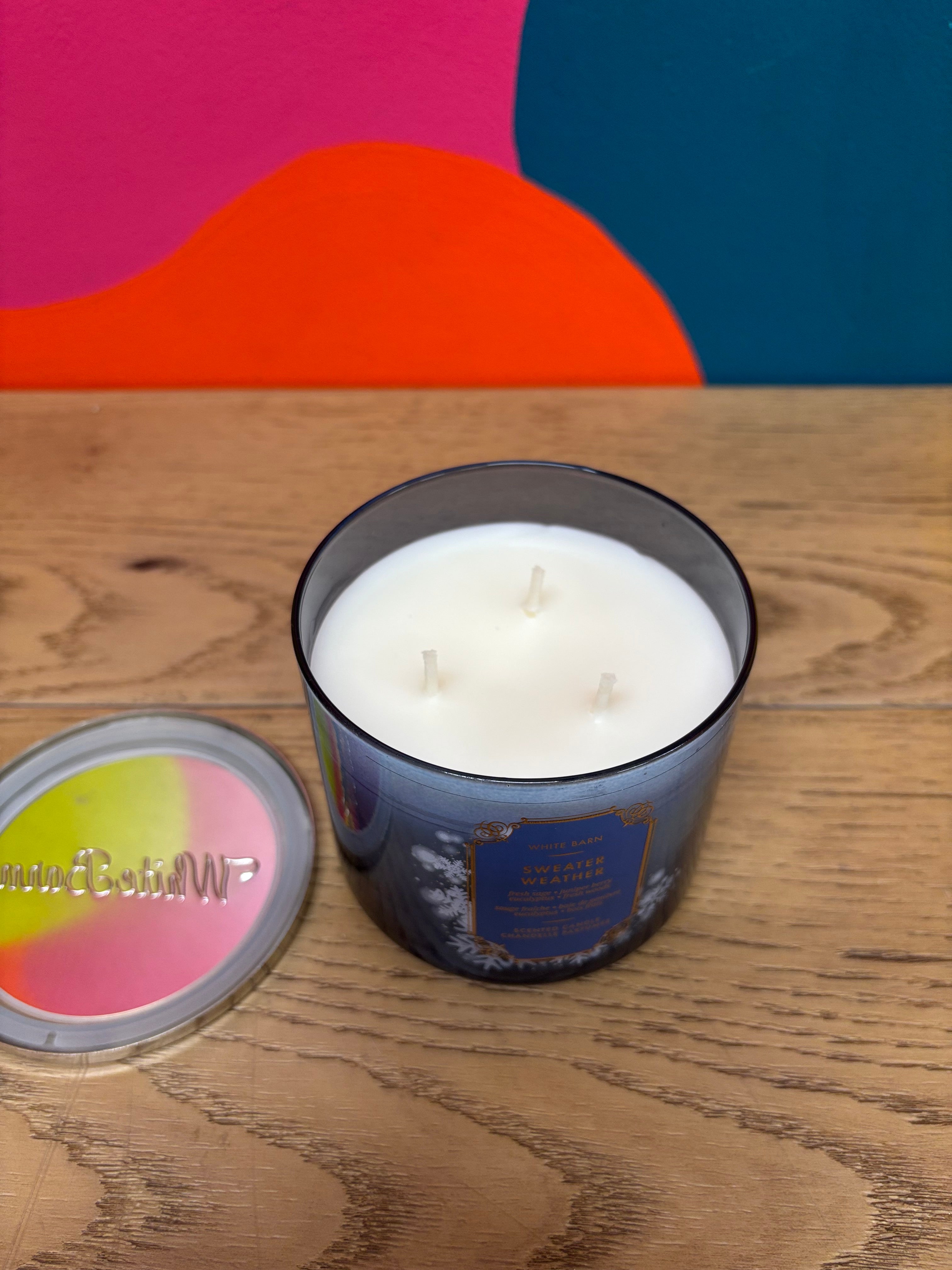 "Sweater Weather" 3 Wick Scented Candle