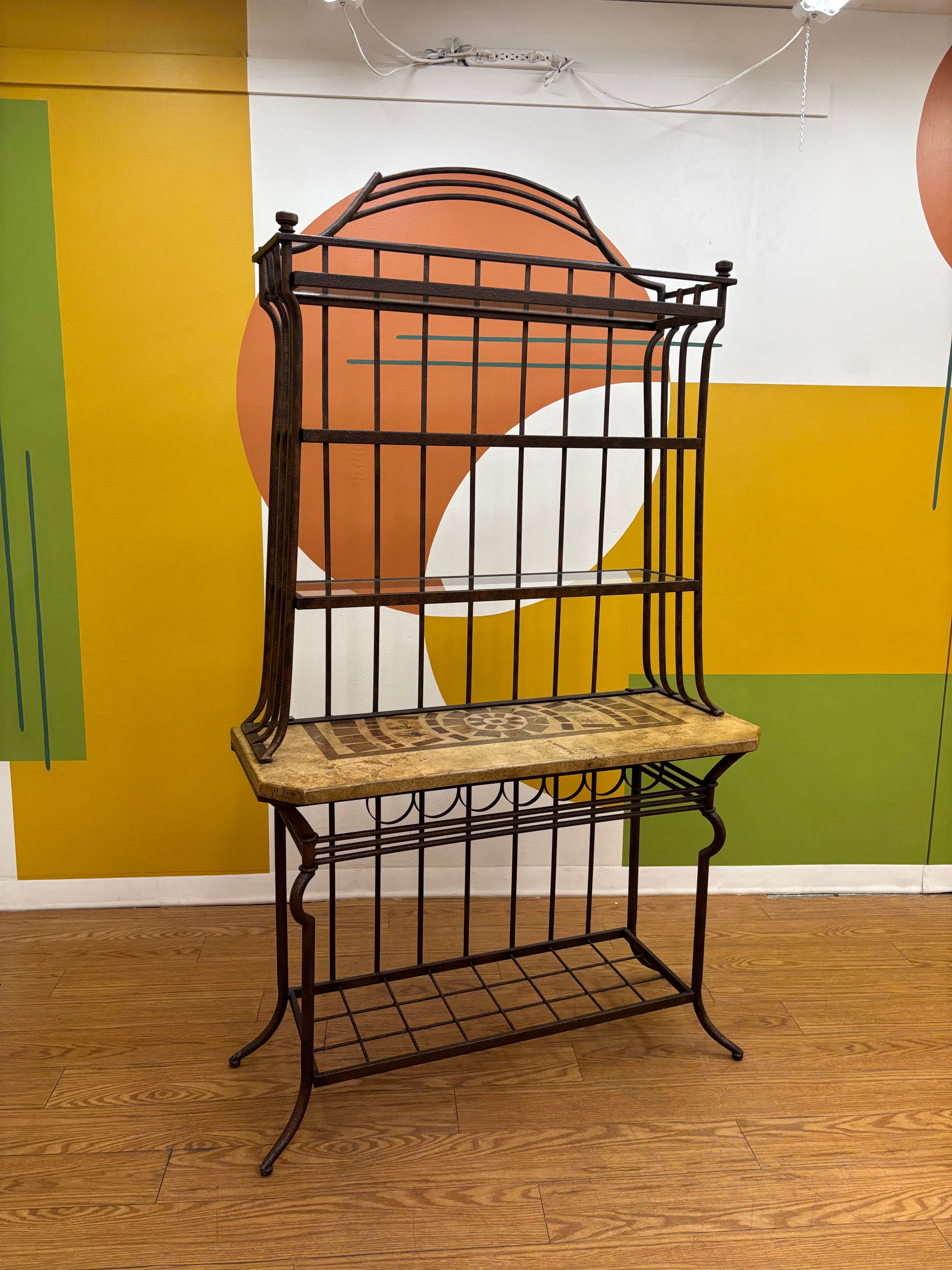 Wrought Iron Bakers Rack