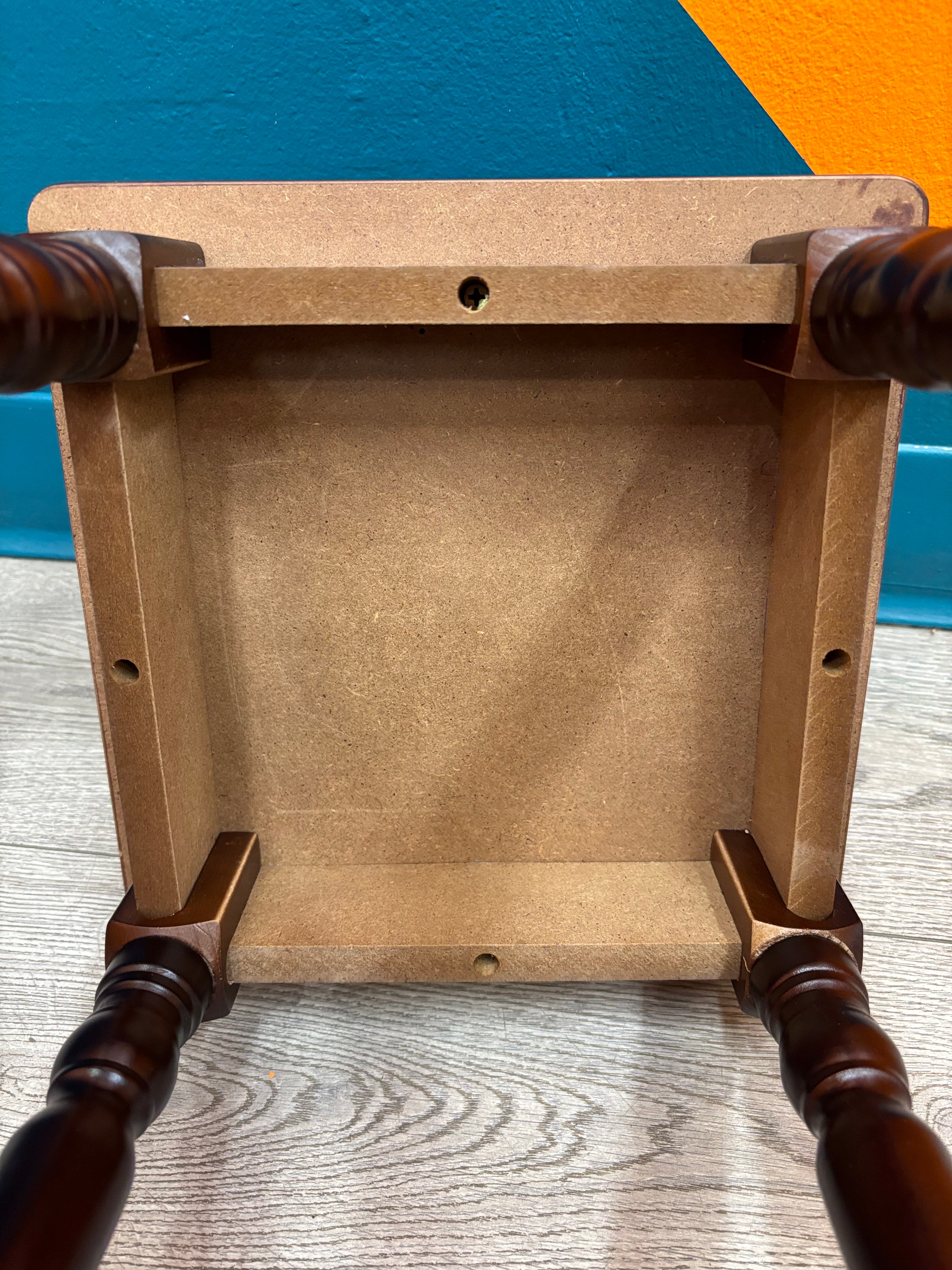 Small Wood Side Table (2 Available)