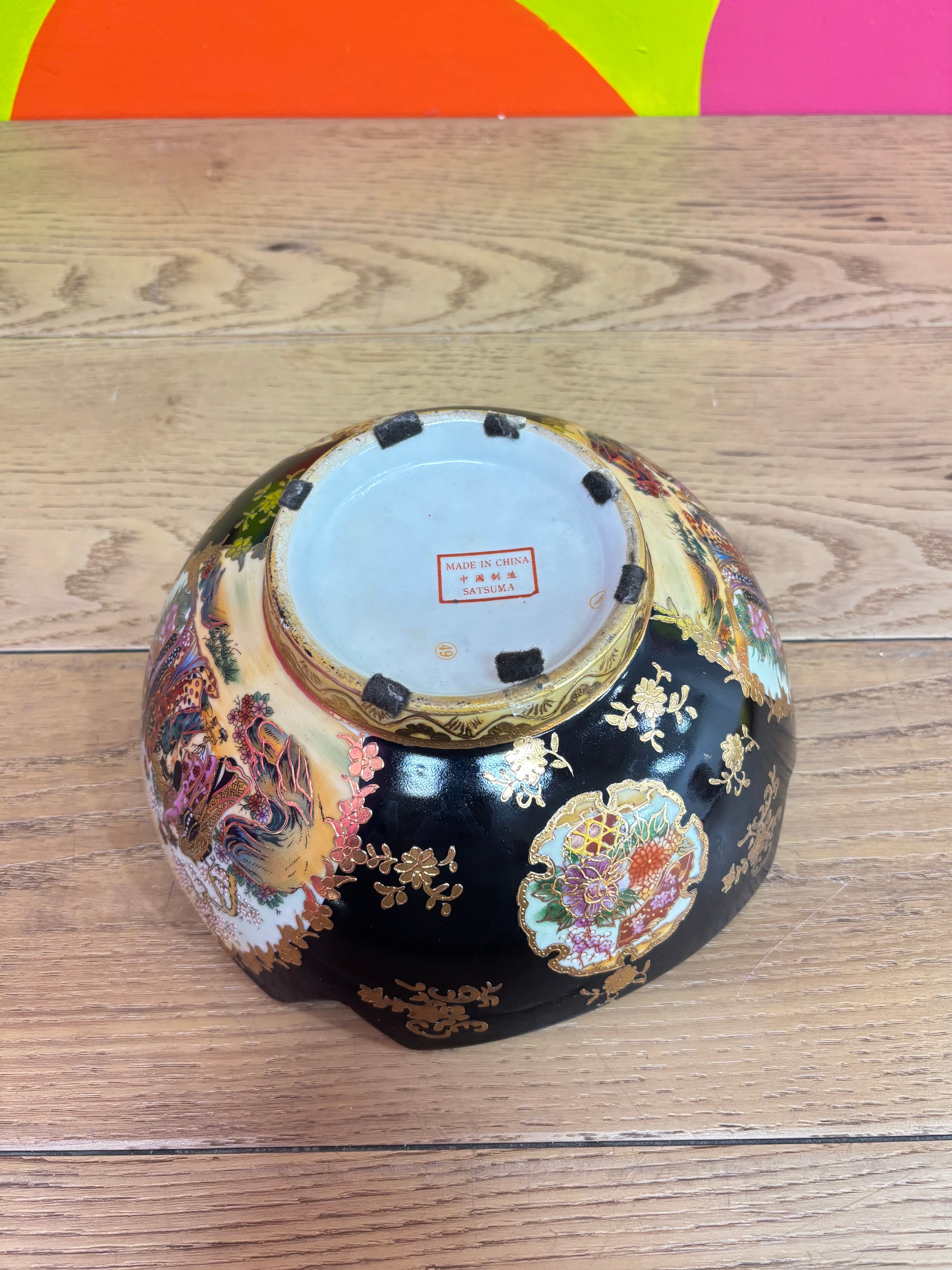 Satsuma Decorative Bowl