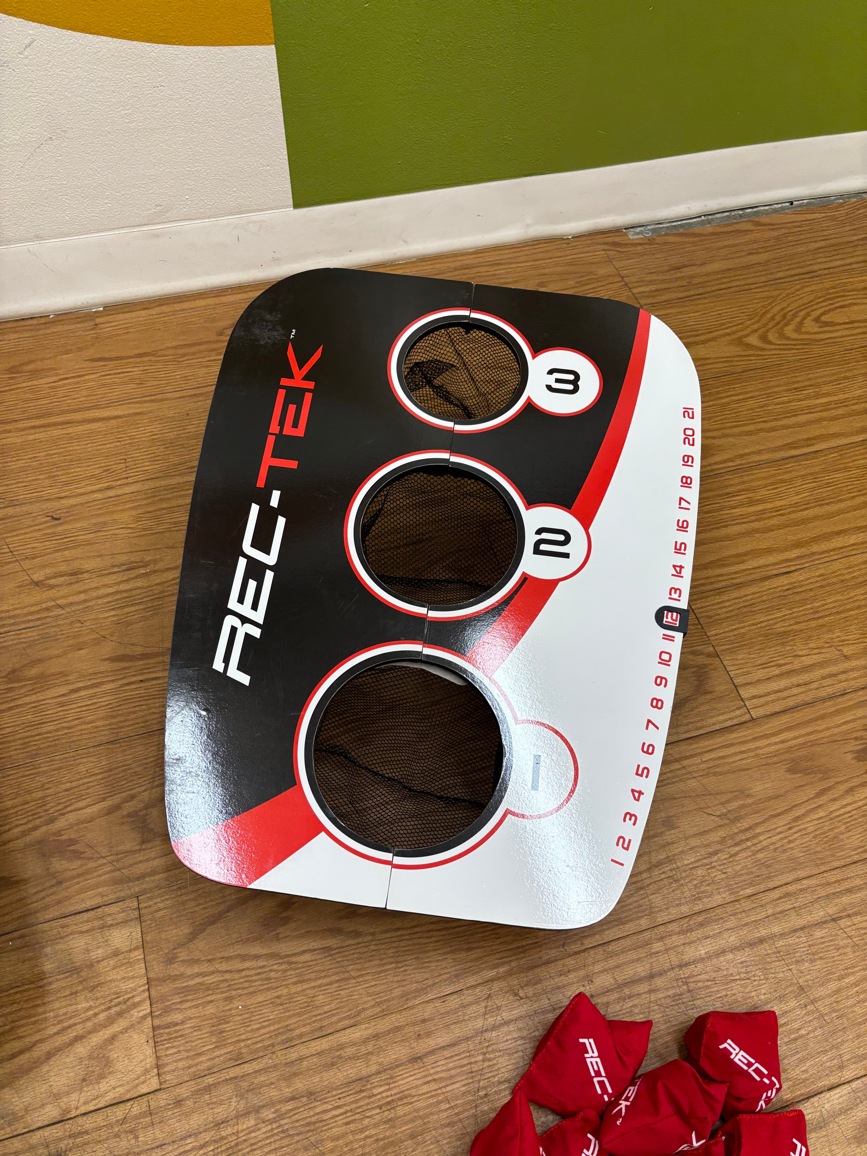 Rec-Tek Three Hole Bean Bag Toss Game