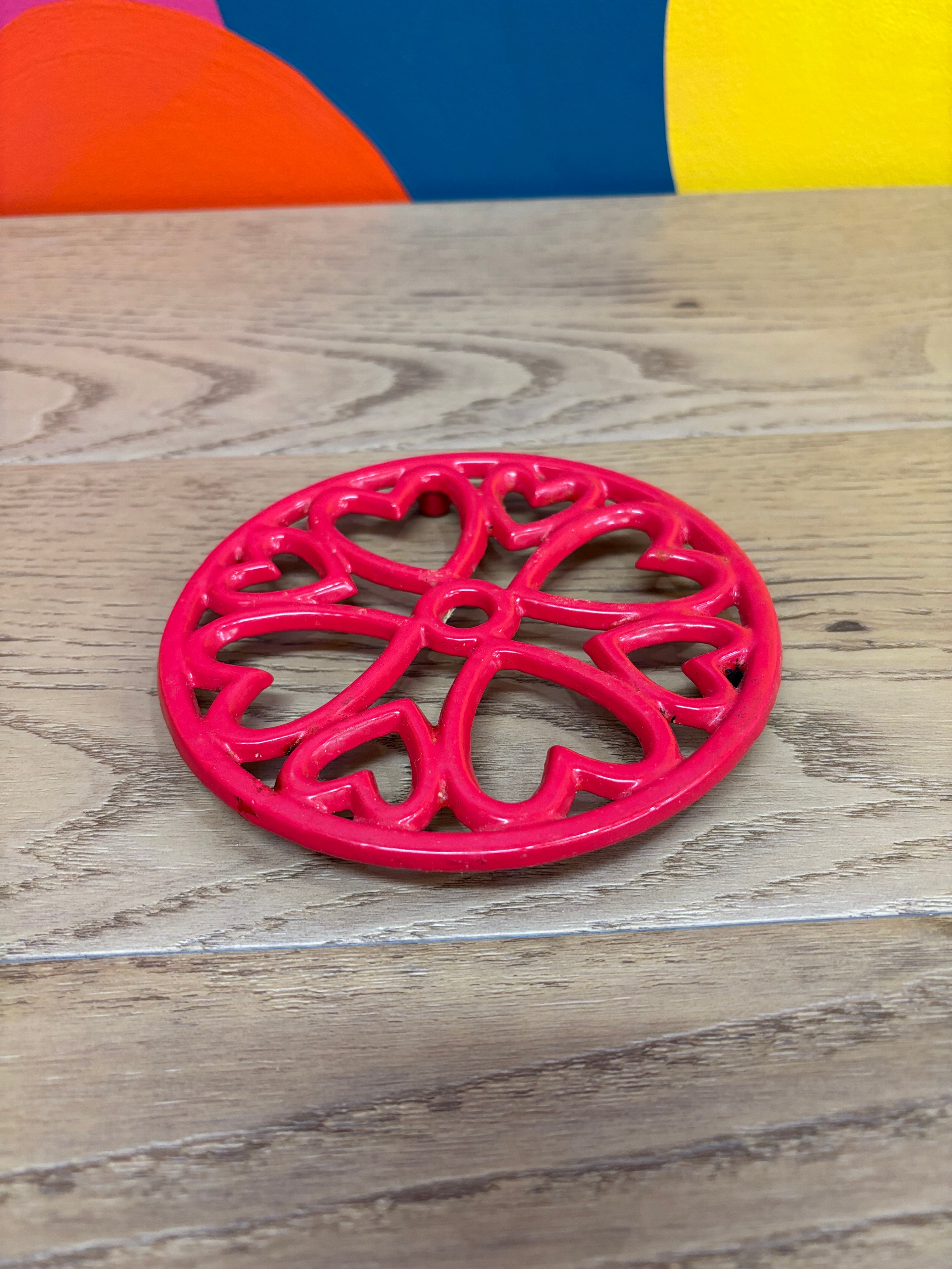 Red Heart Trivet