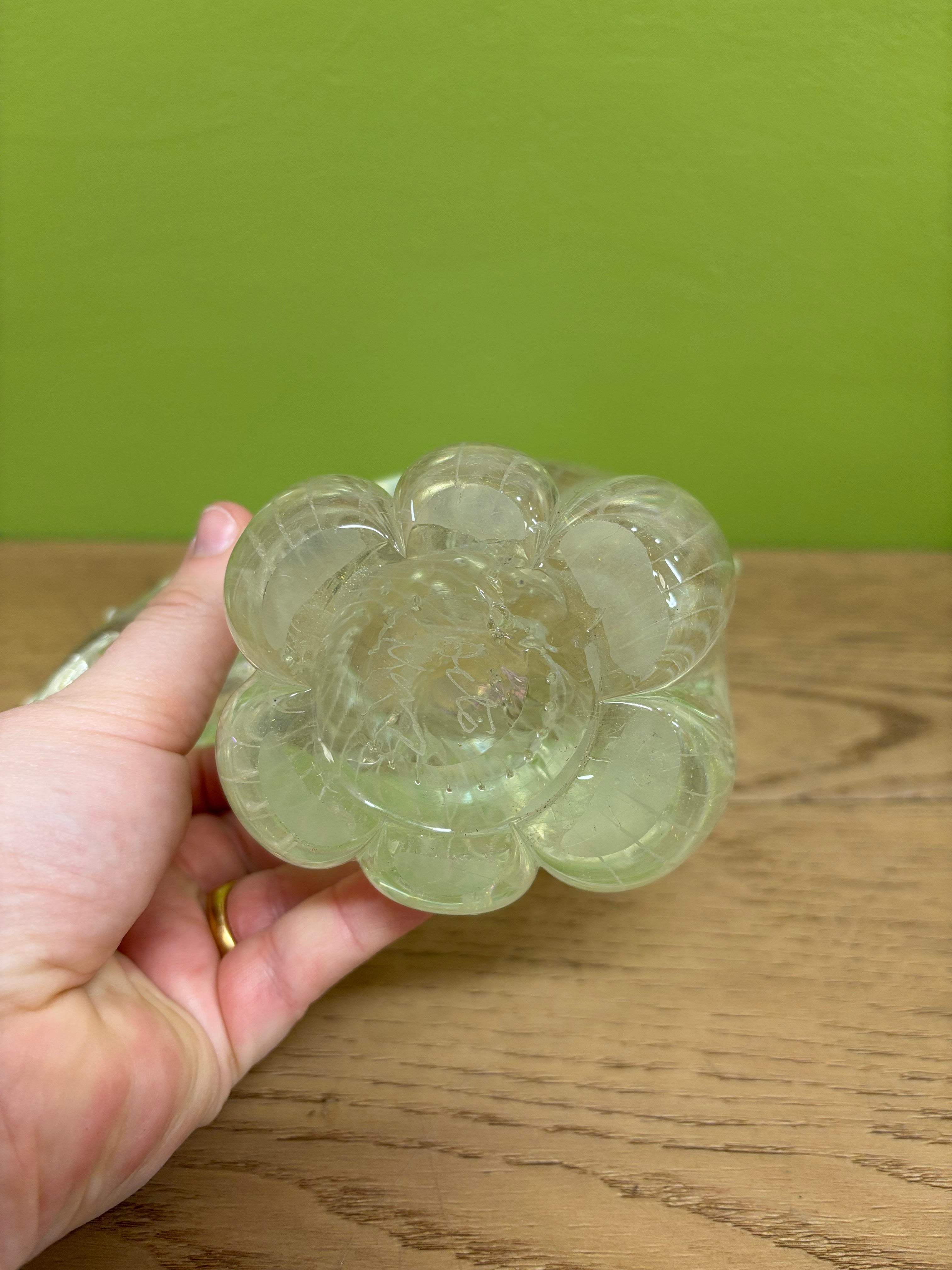 Glass Polar Bear Figurine