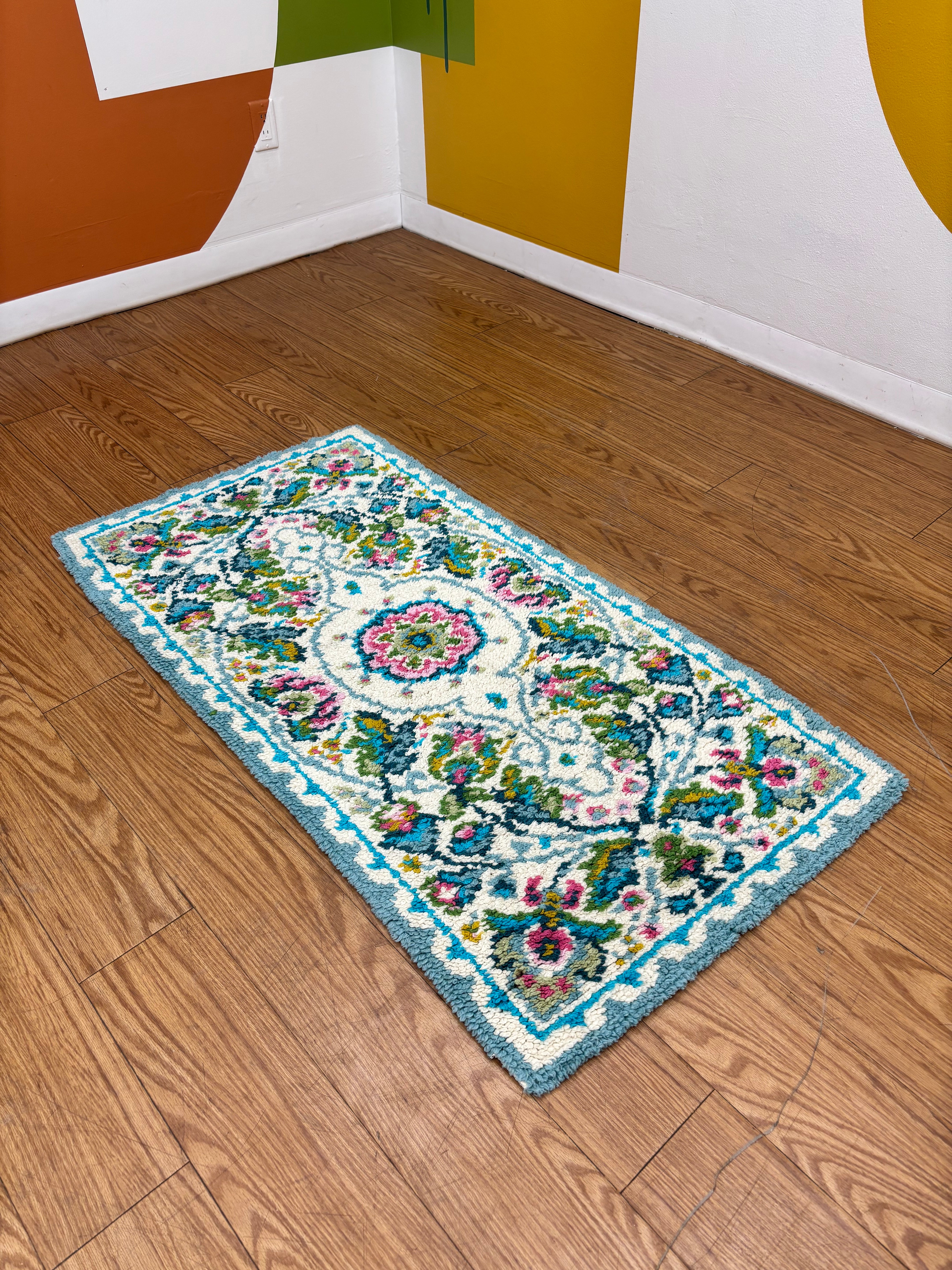 Small Floral Rug