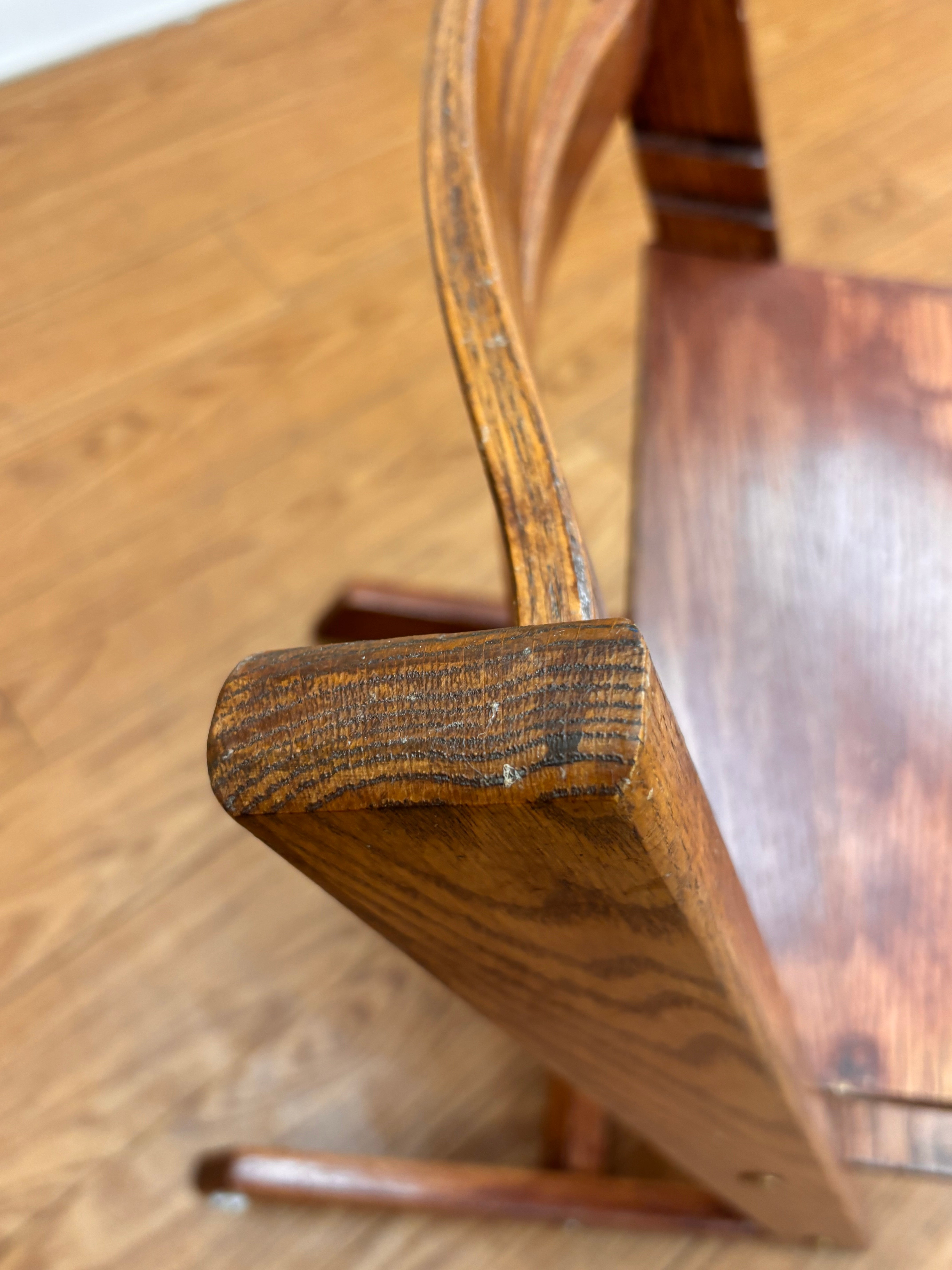 Wood Adjustable Chair