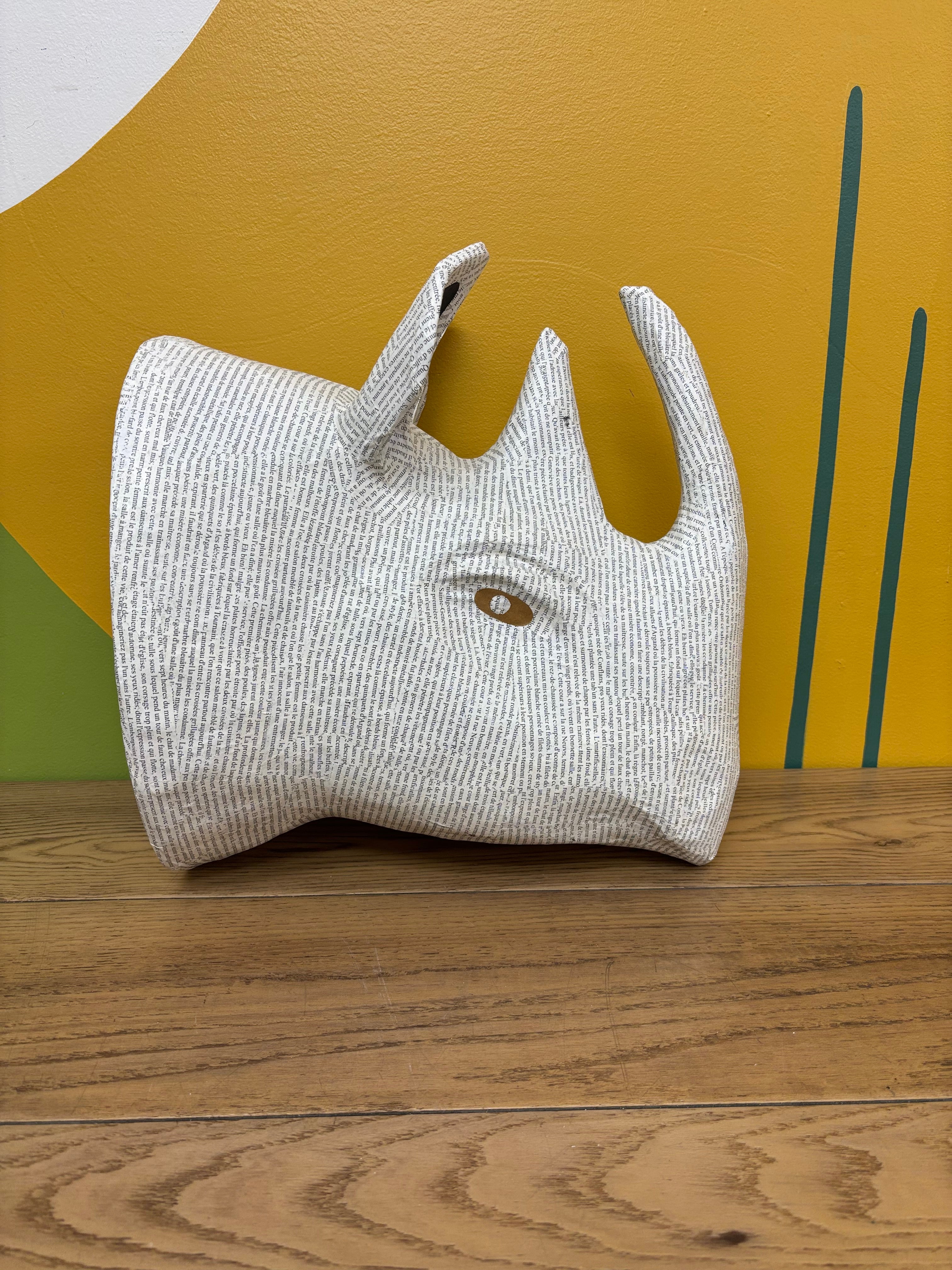 Paper Mache Rhino Head