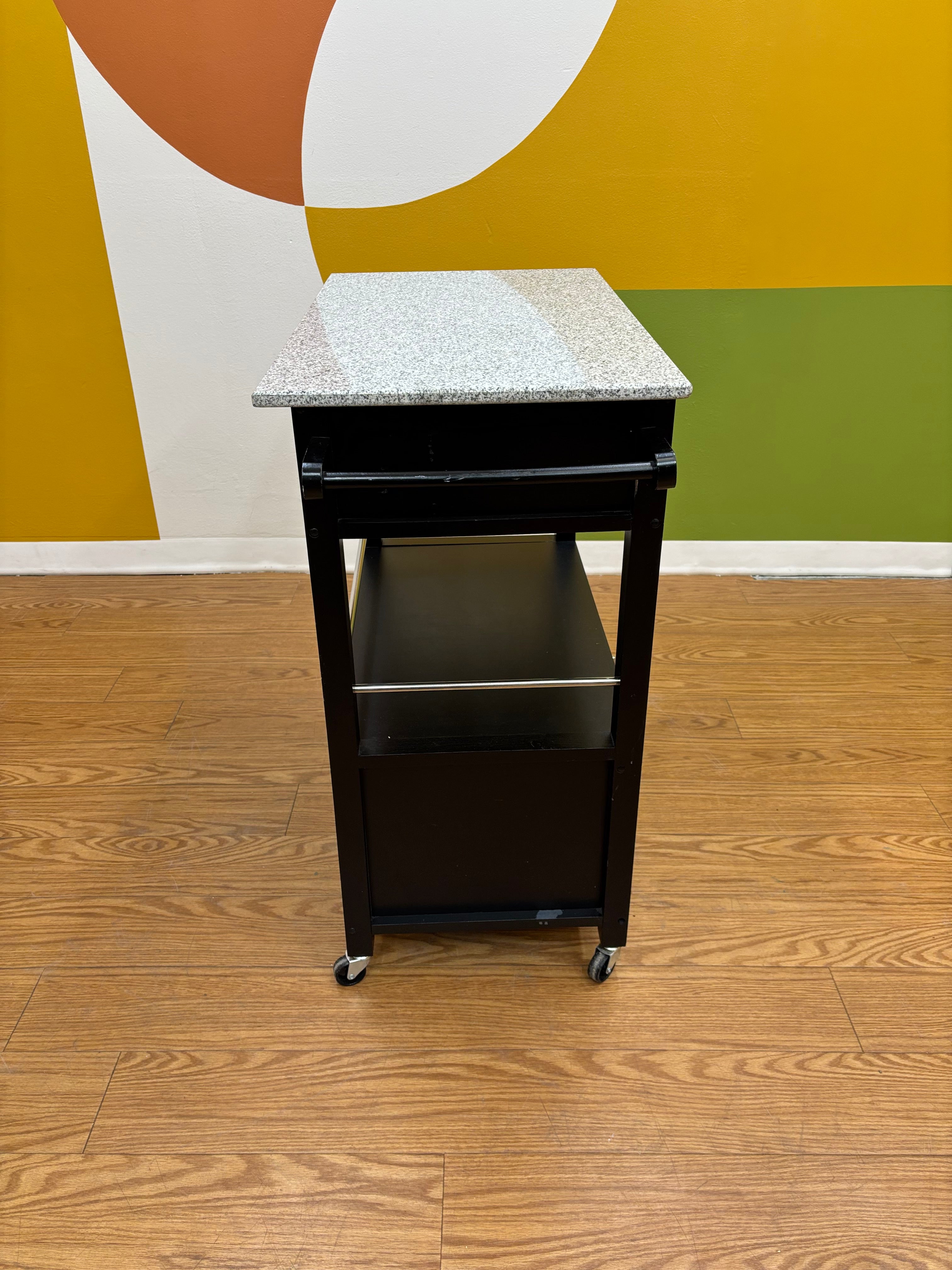 Granite Top Kitchen Cart
