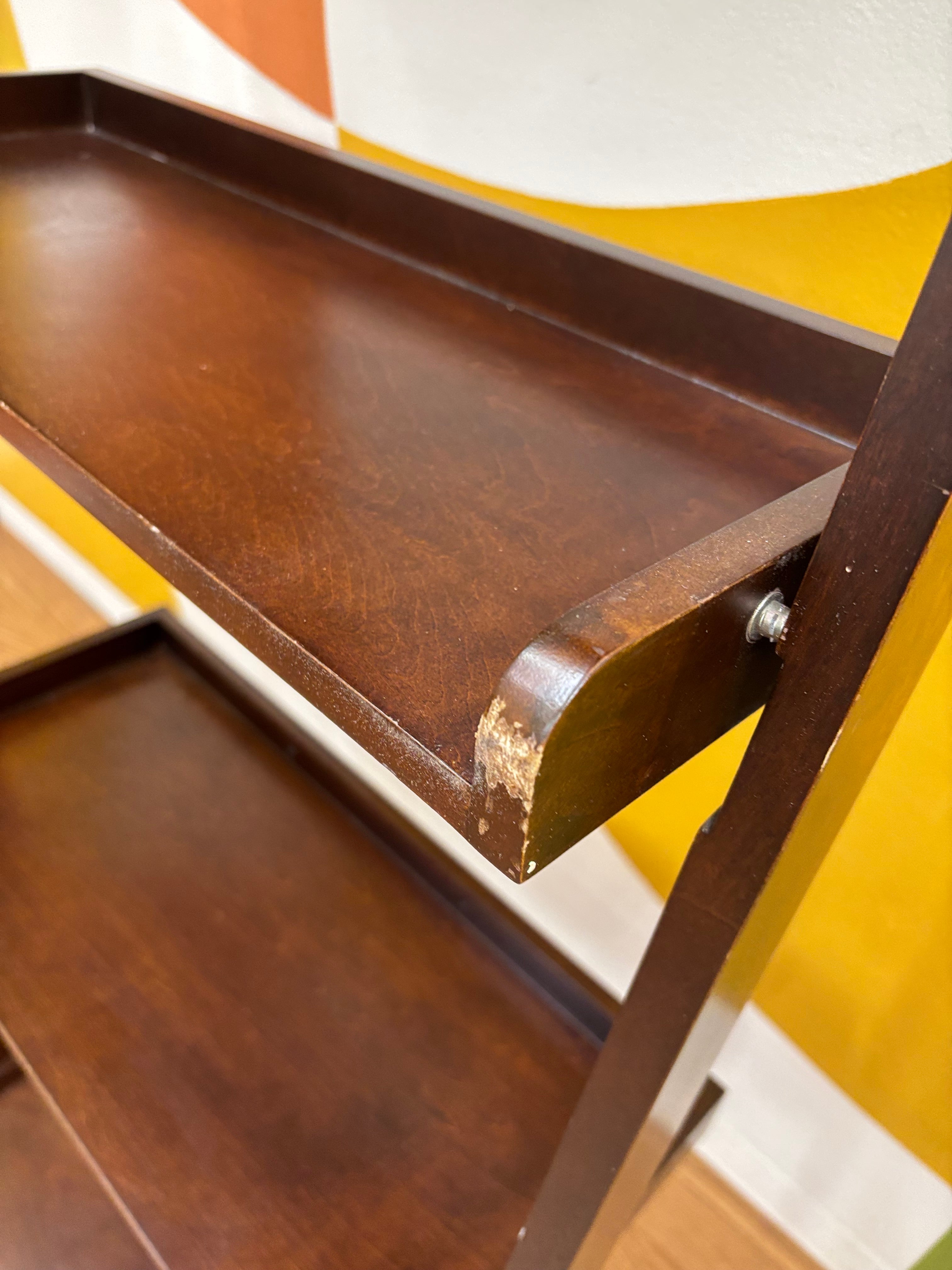 Wood Leaning Ladder Shelf (2 available)