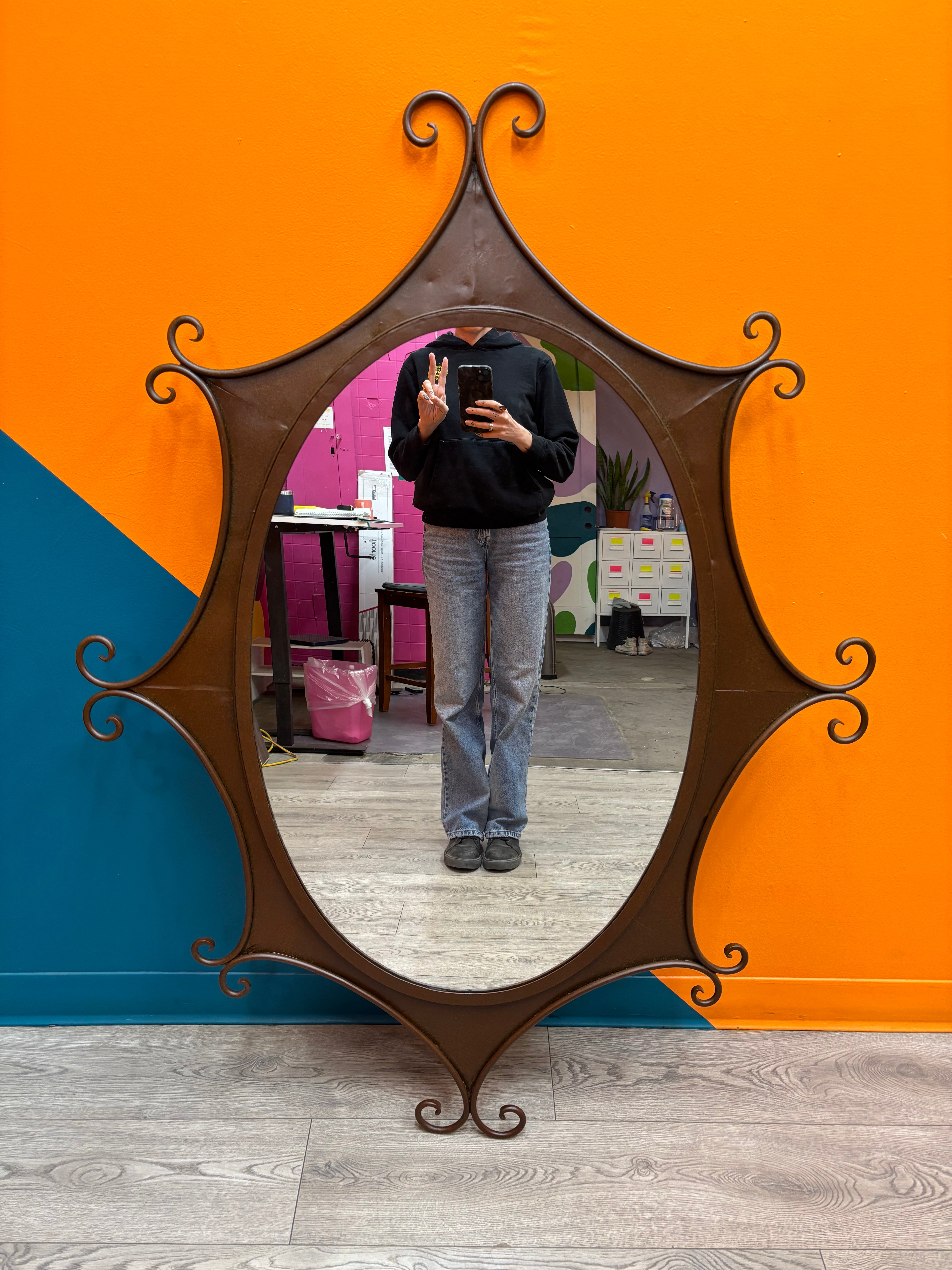 Metal Framed Mirror