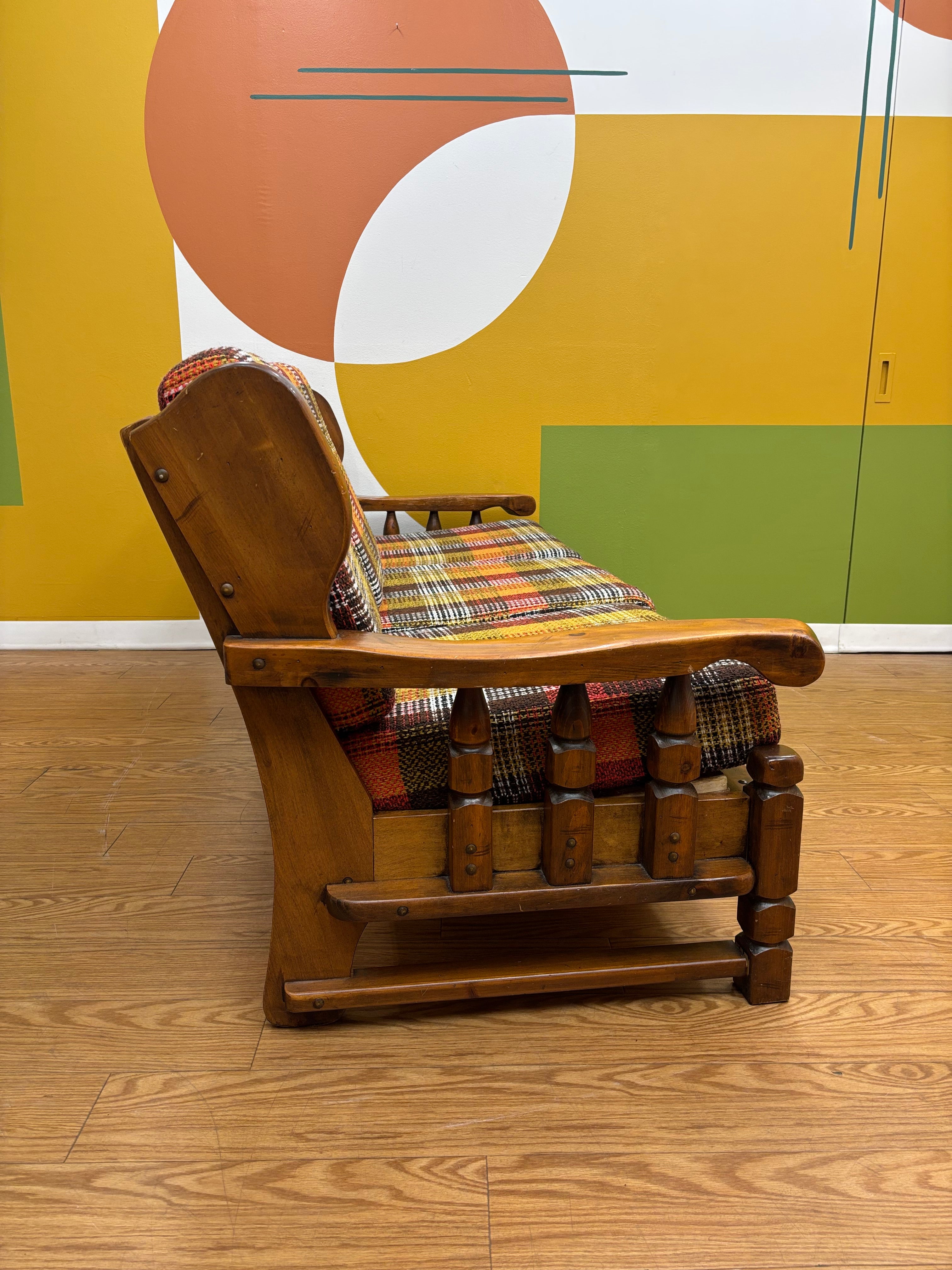 Plaid Sofa