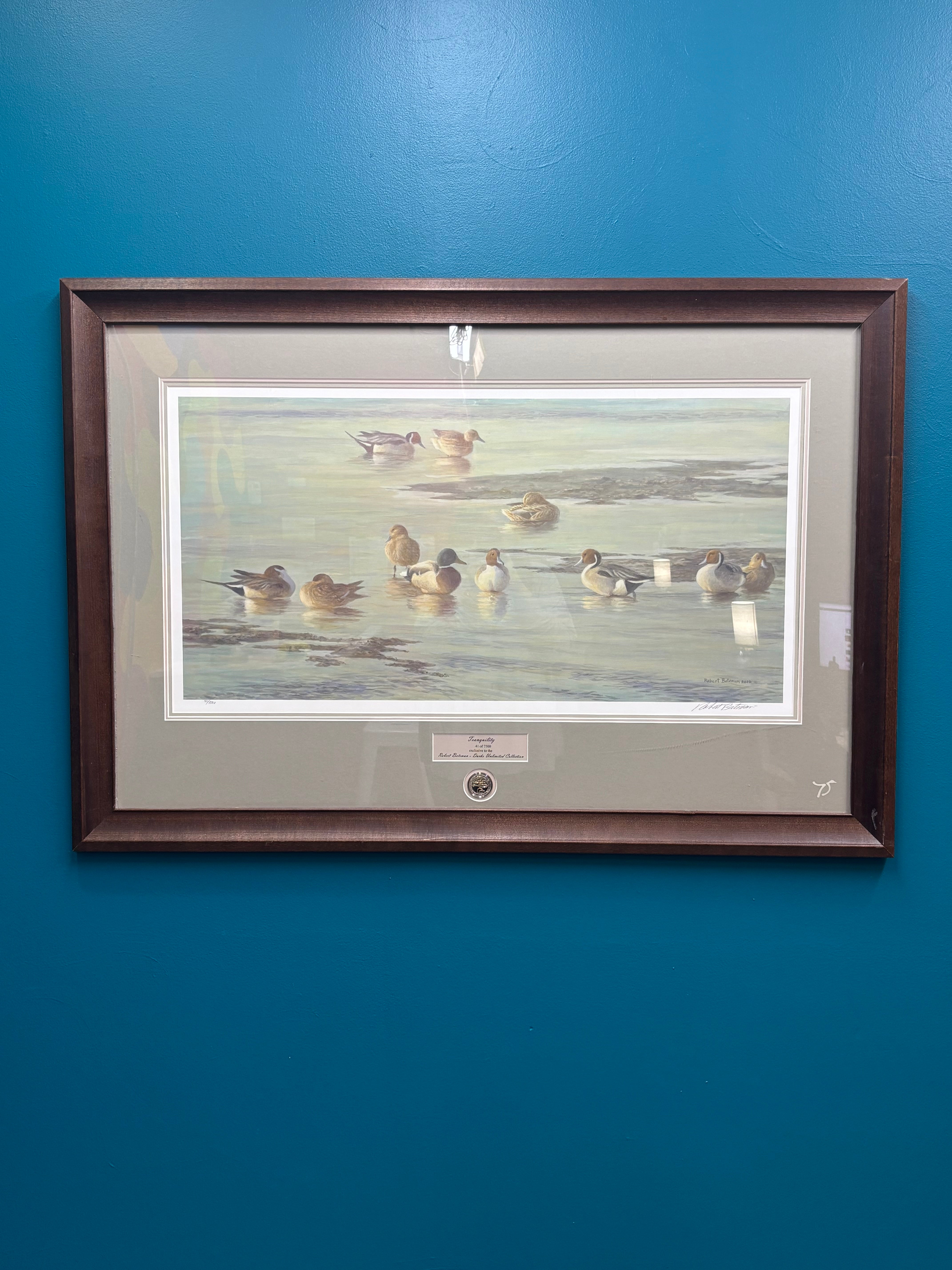 "Tranquility" Ducks Unlimited Framed Print